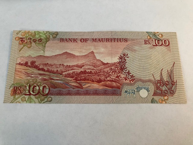100 rupees Mauritius