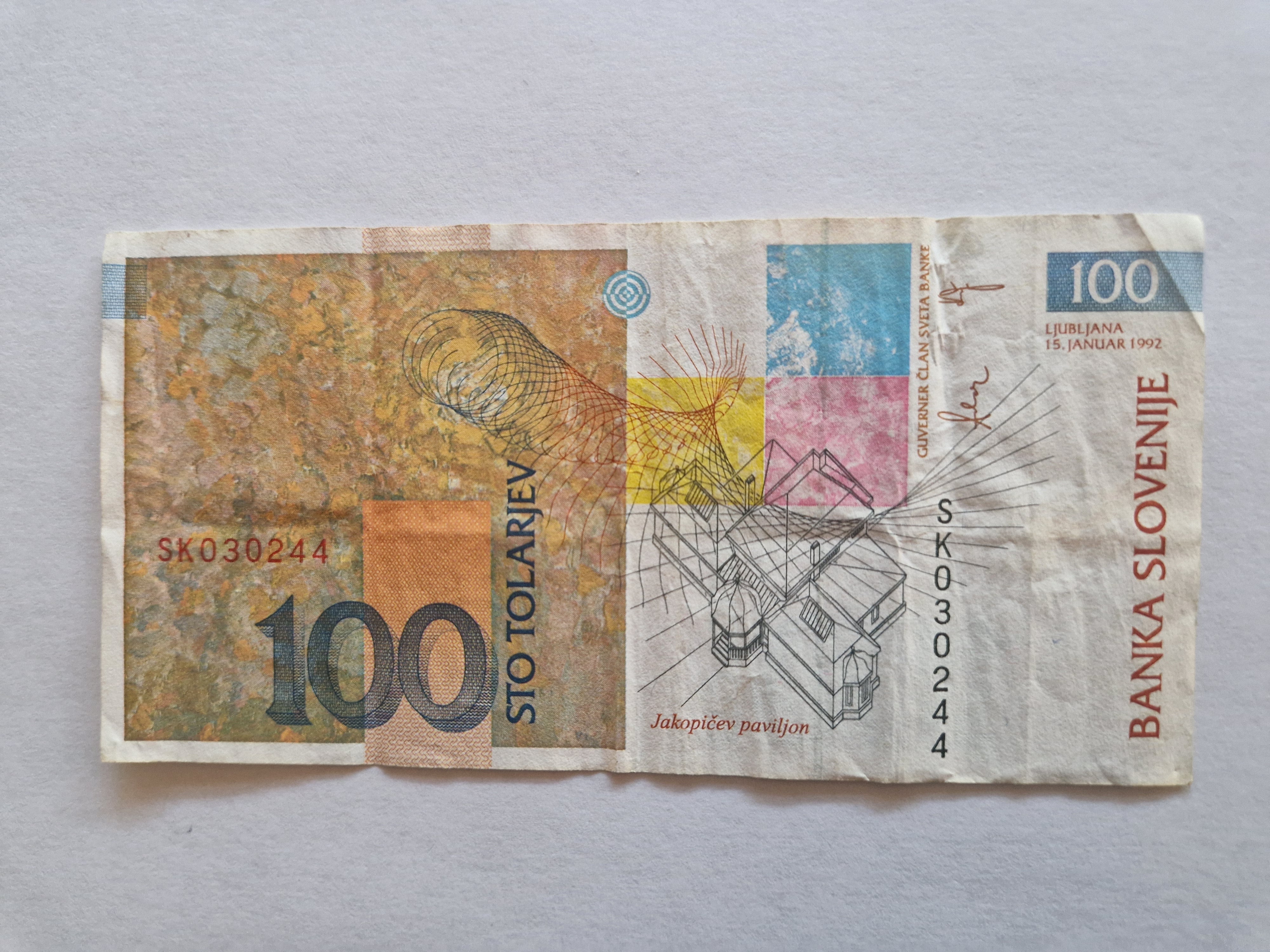 100 Tolarjev Slovenia