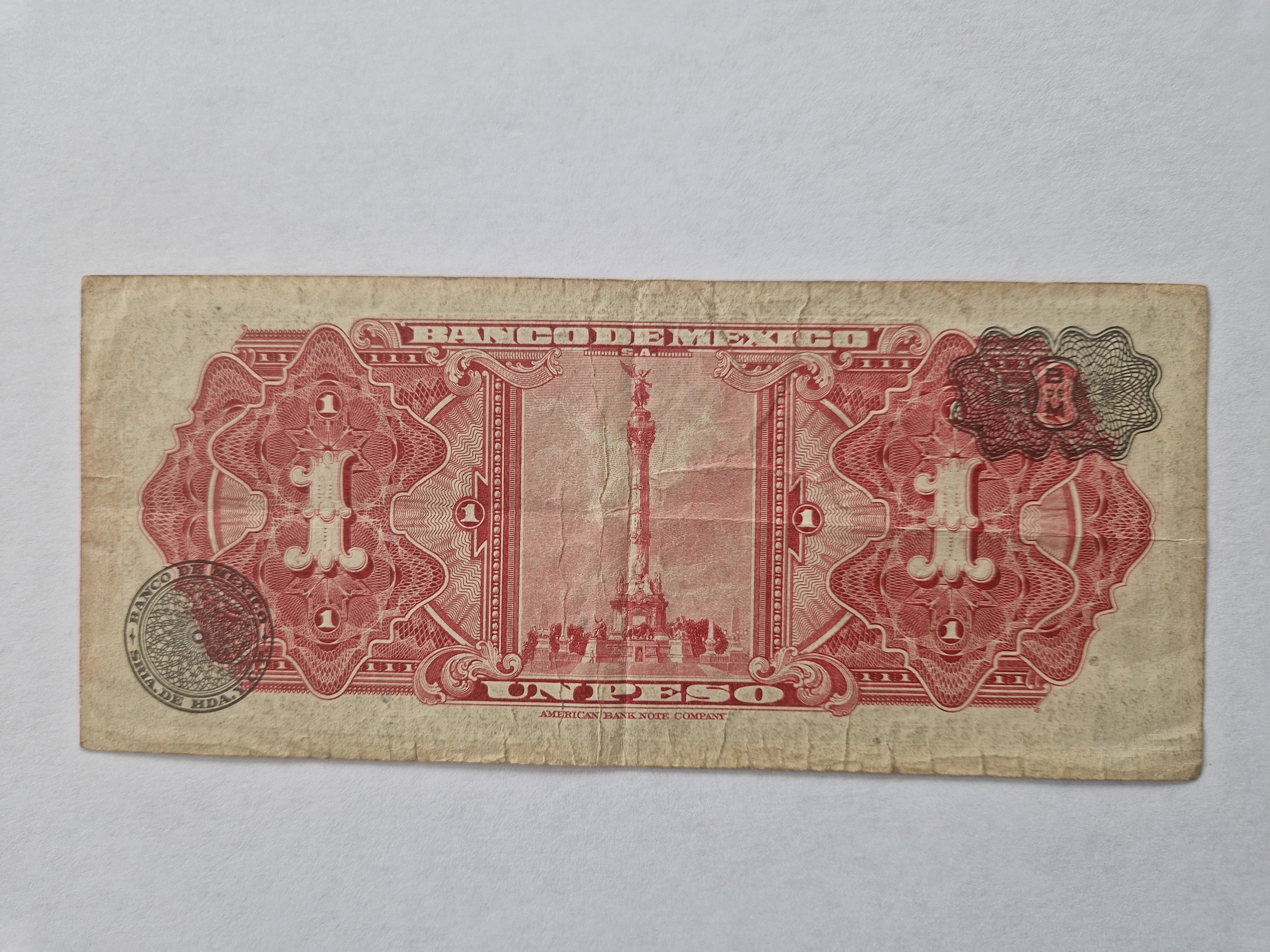Un Peso Mexico 1957