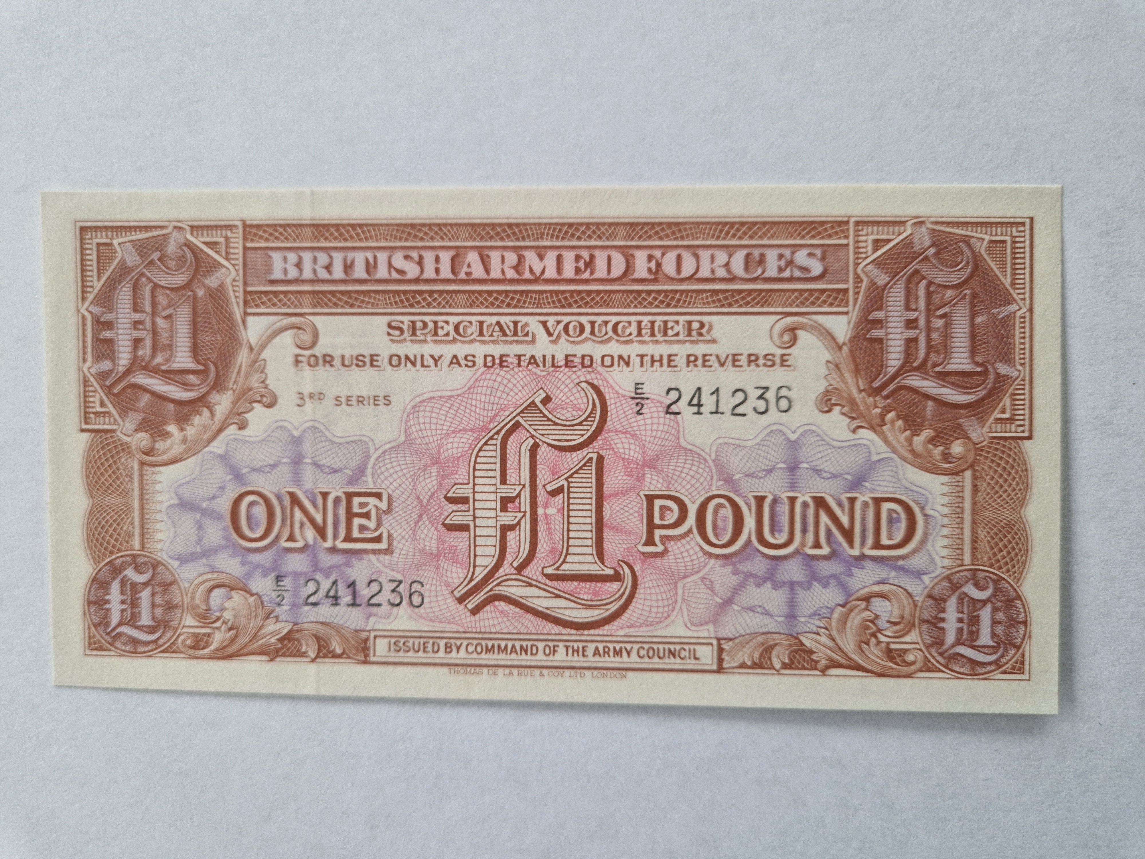 One Pound - British Armed Forces