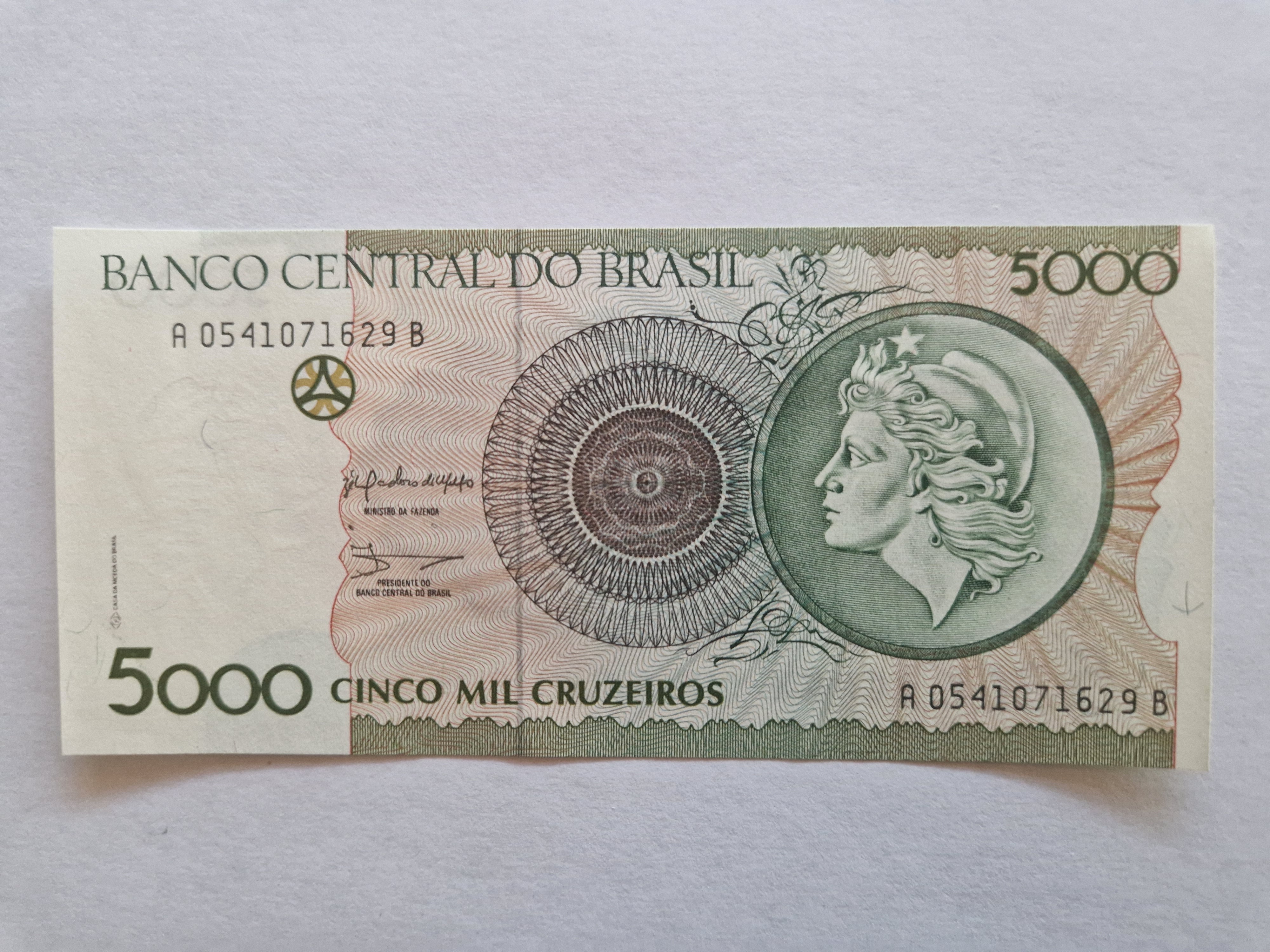 5000 Cruzeiros Brazil