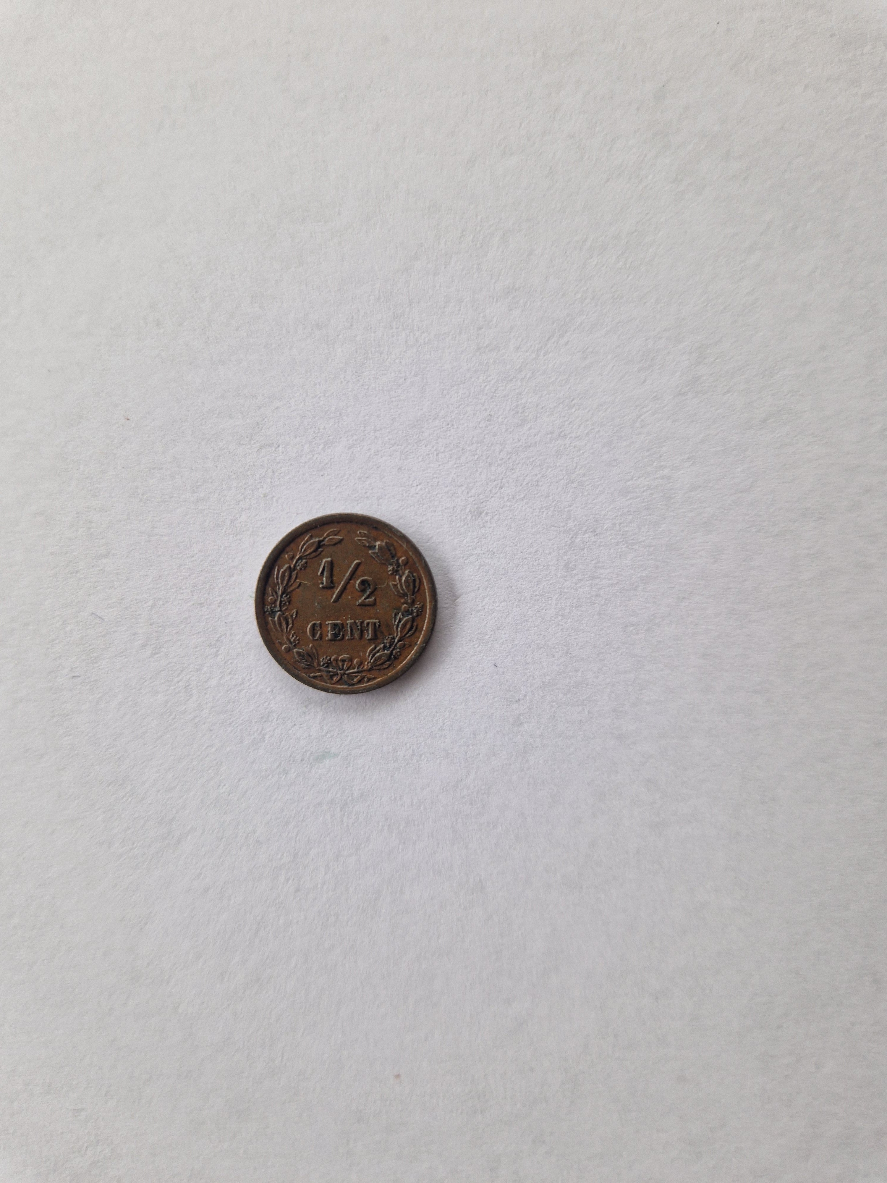 1/2 Cent Netherlands 1901