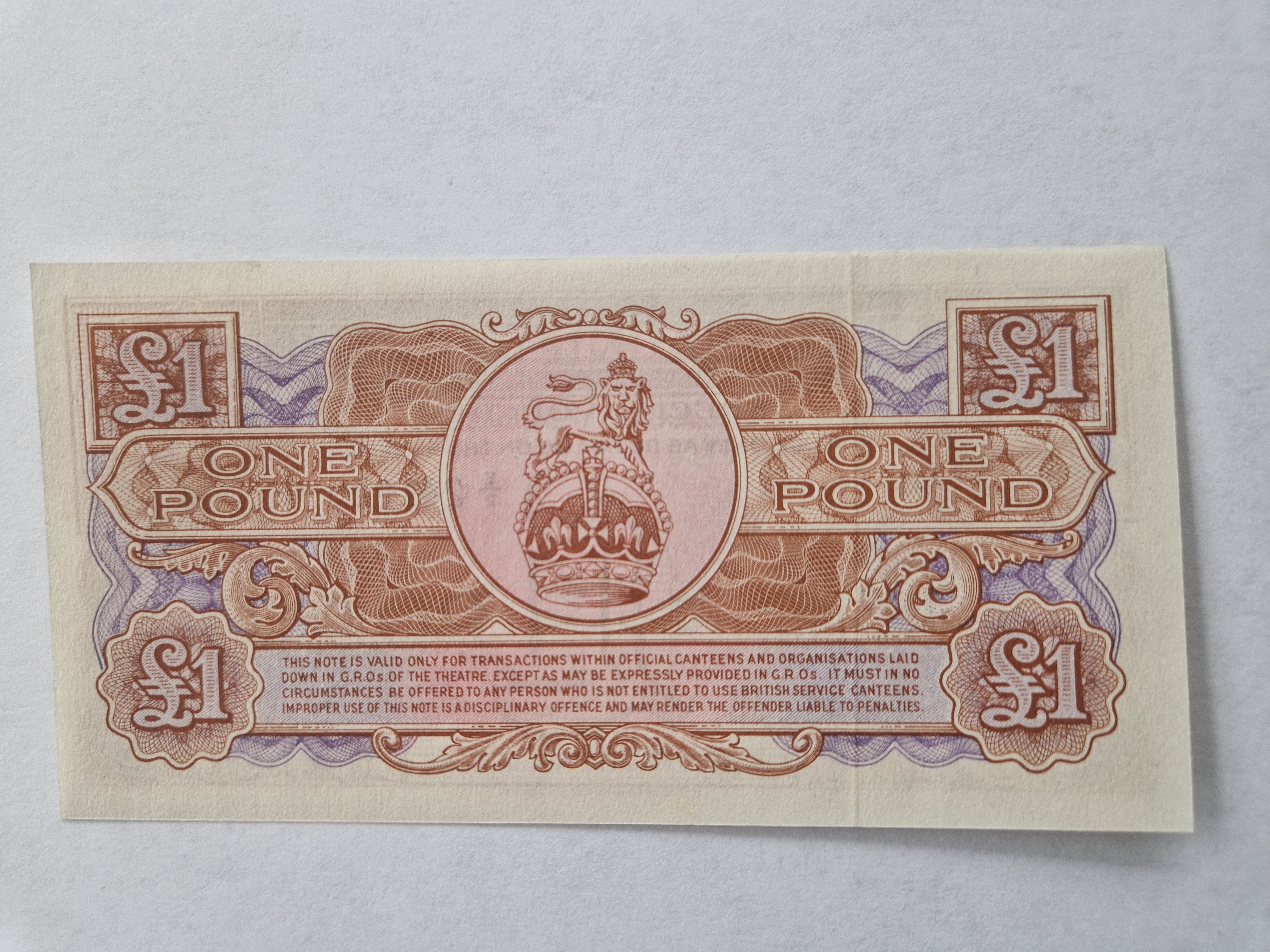 One Pound - British Armed Forces