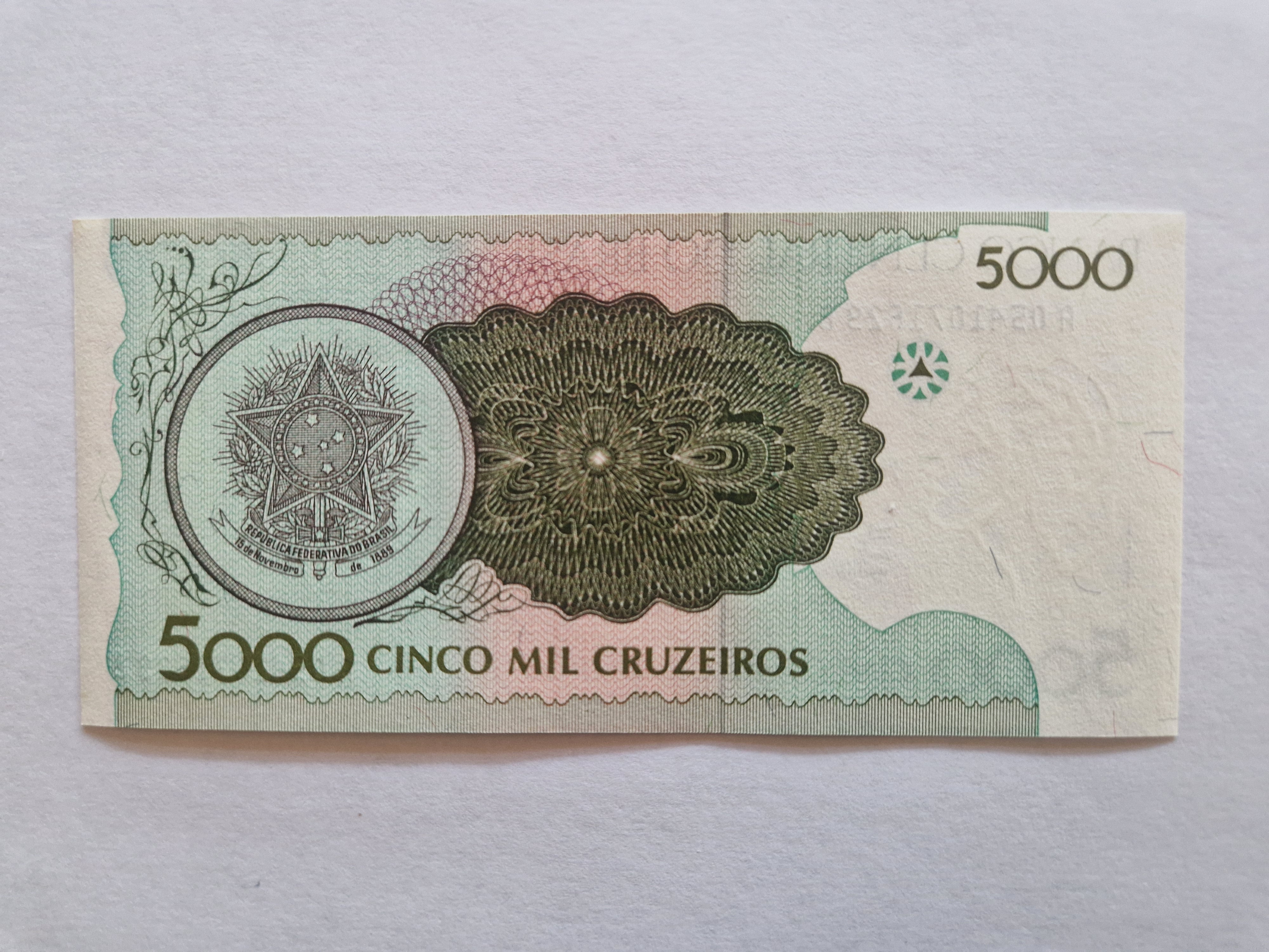 5000 Cruzeiros Brazil