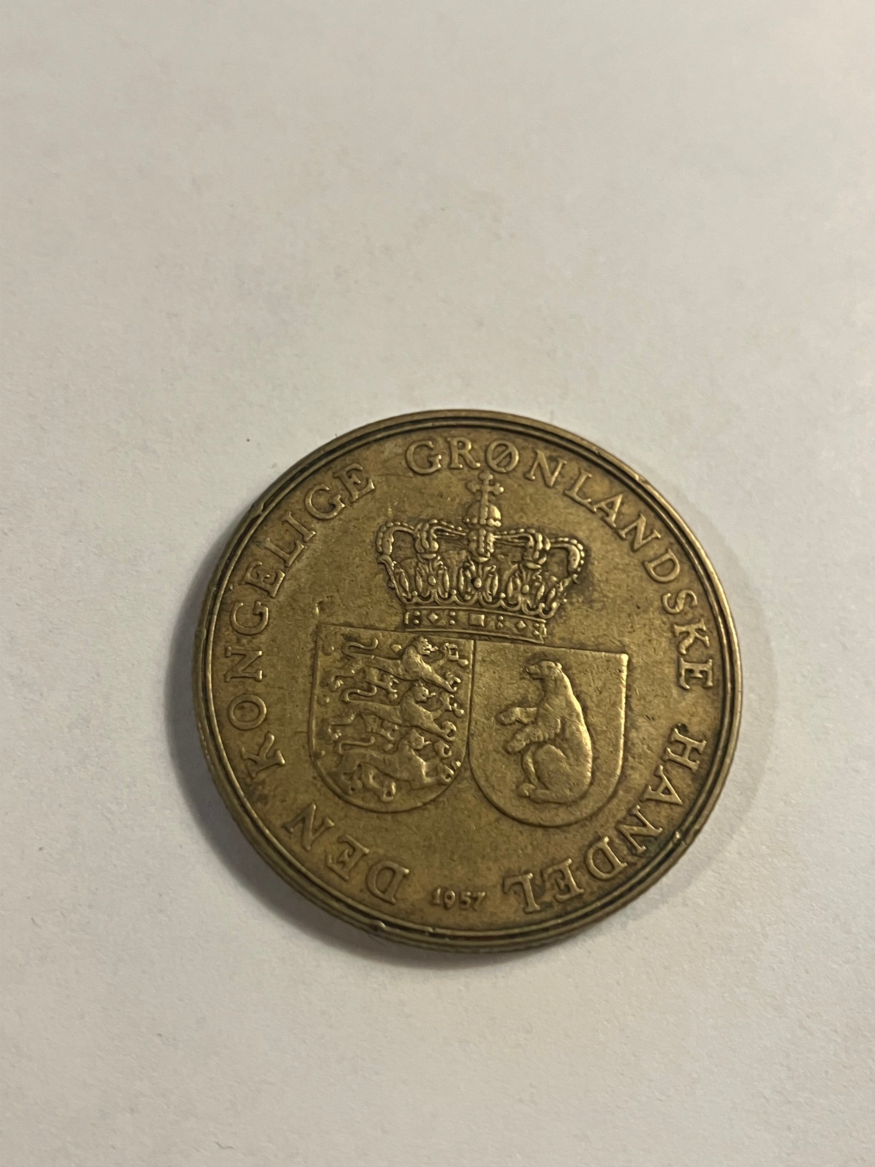 1 Krone Grønland 1957