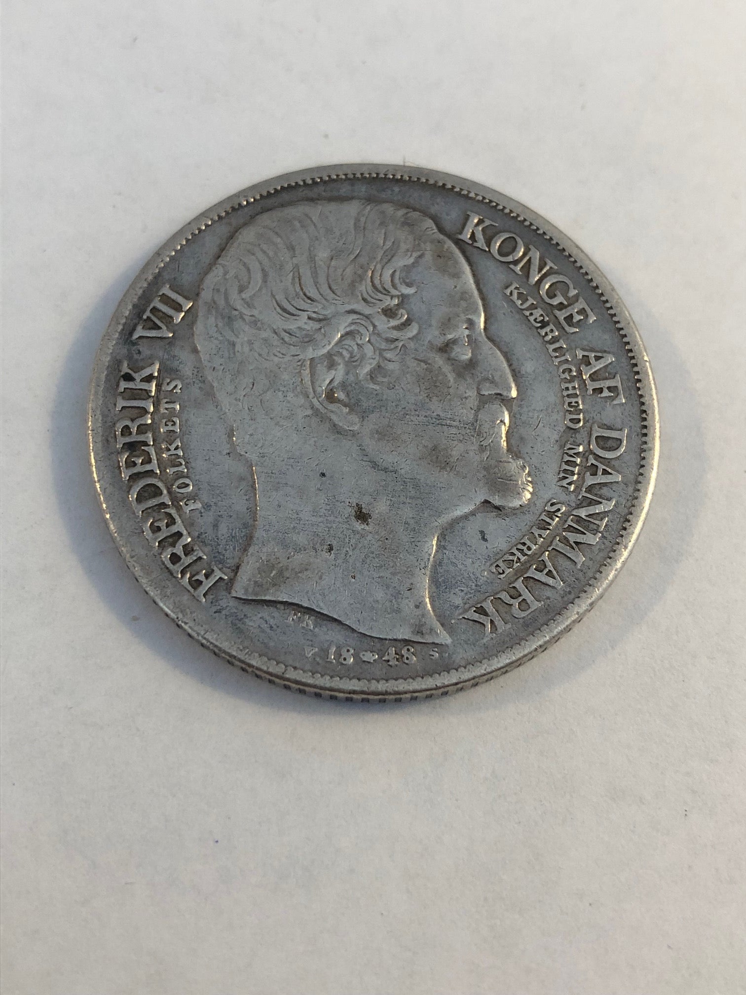 1 Speciedaler Denmark 1848