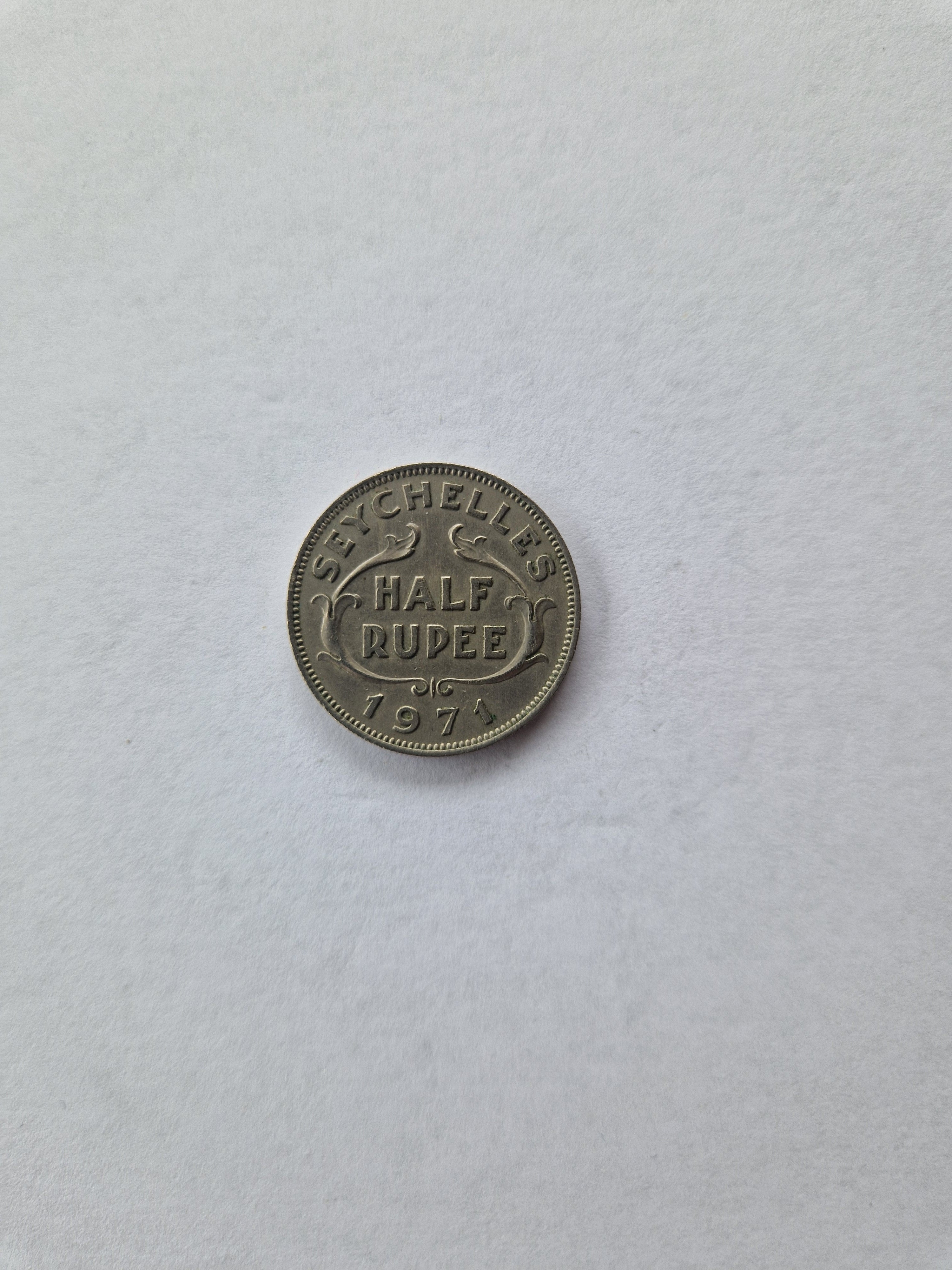 Half Rupee Seychelles 1971