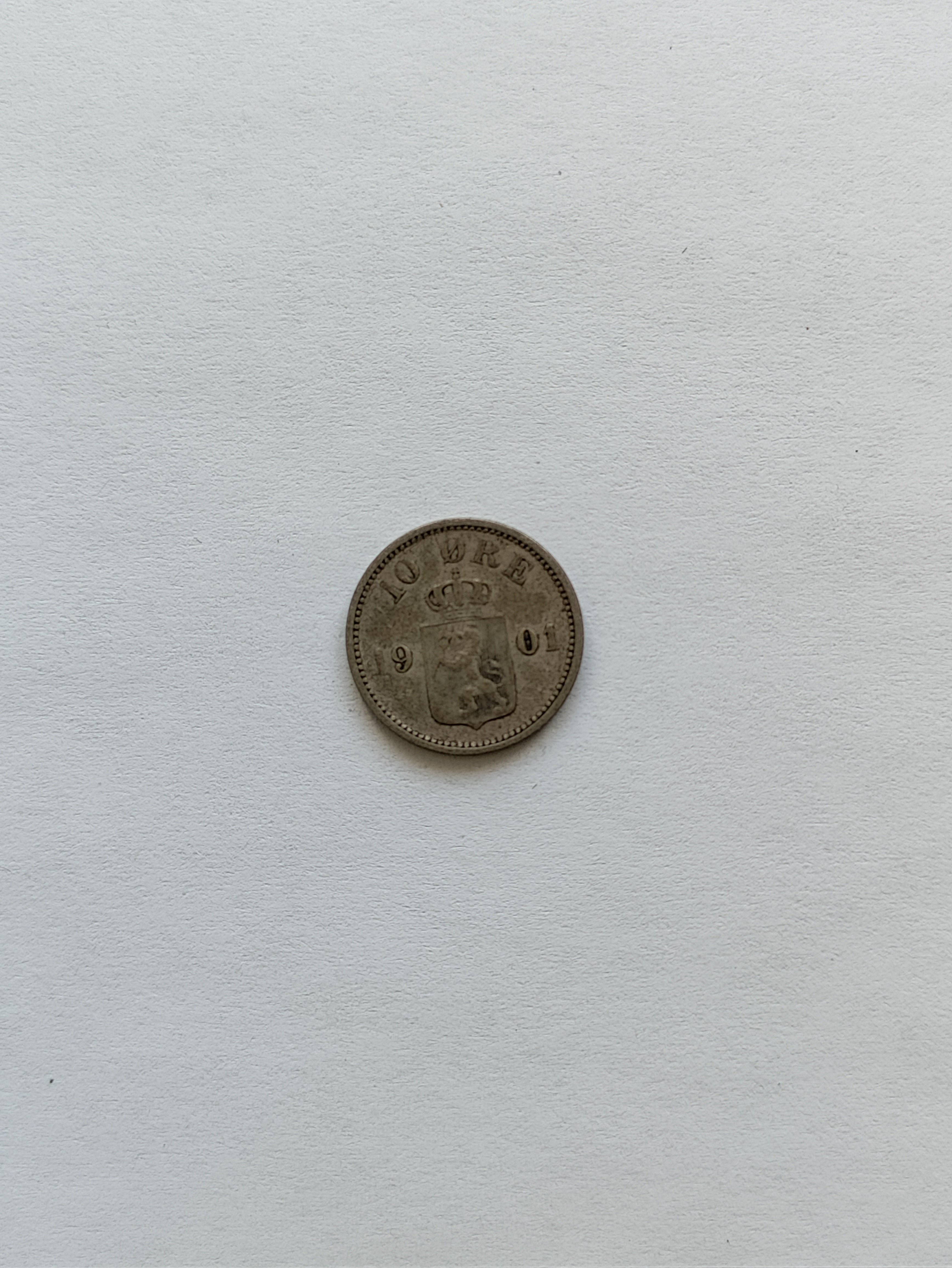 10 øre 1901 Sweden
