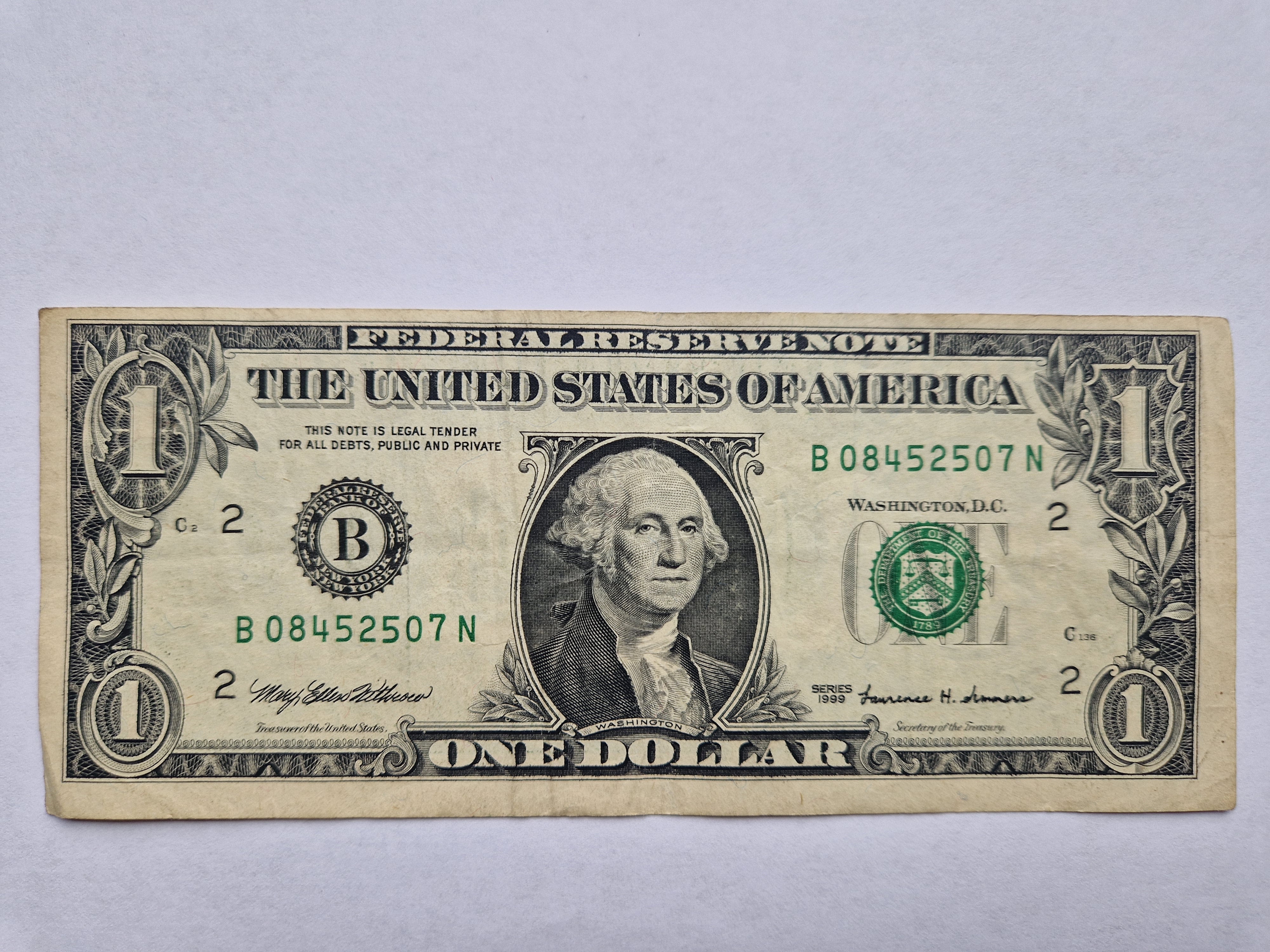 One Dollar 1999 USA