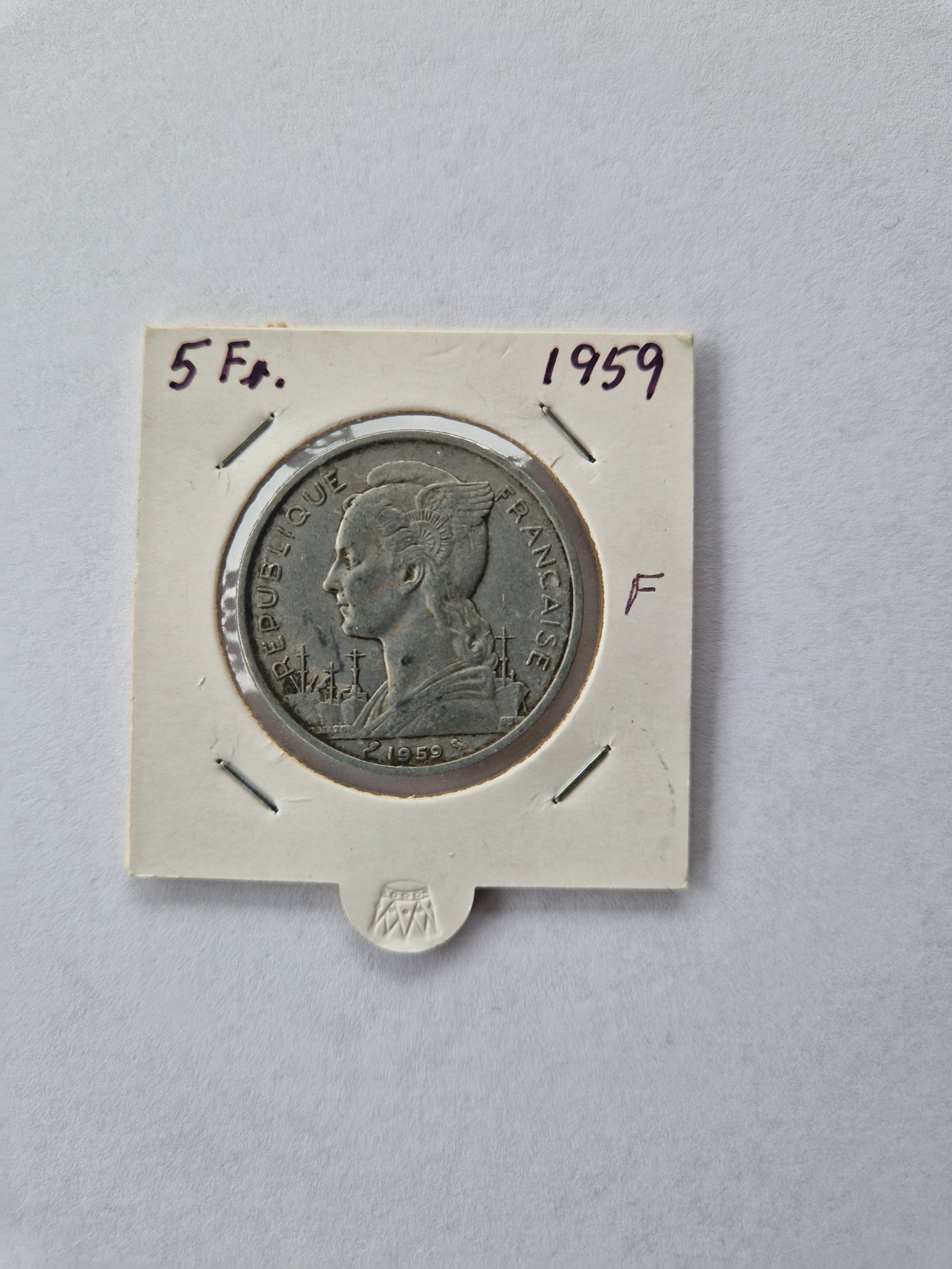 5 Francs French Somaliland 1959