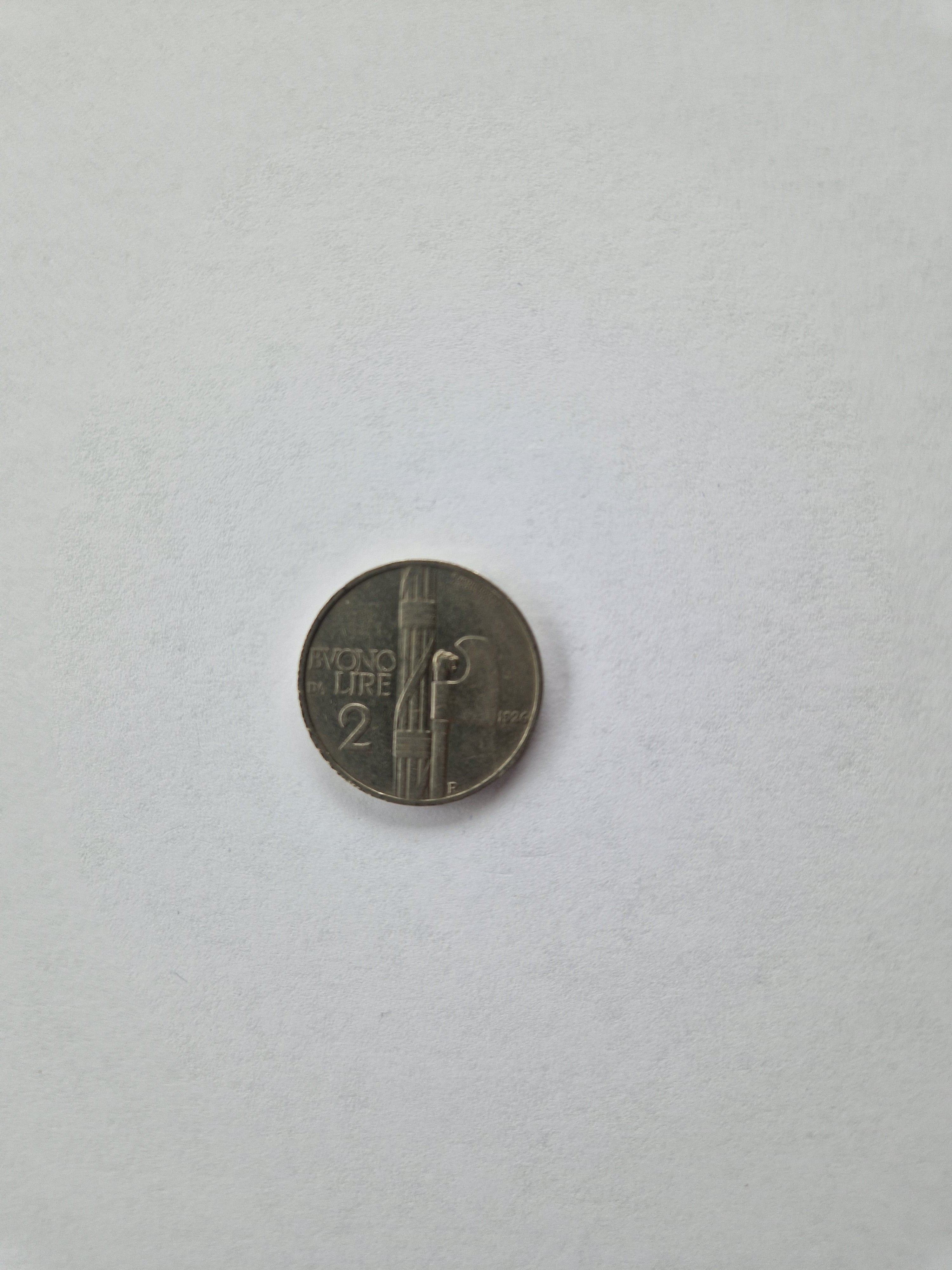 2 Lire Italy 1926