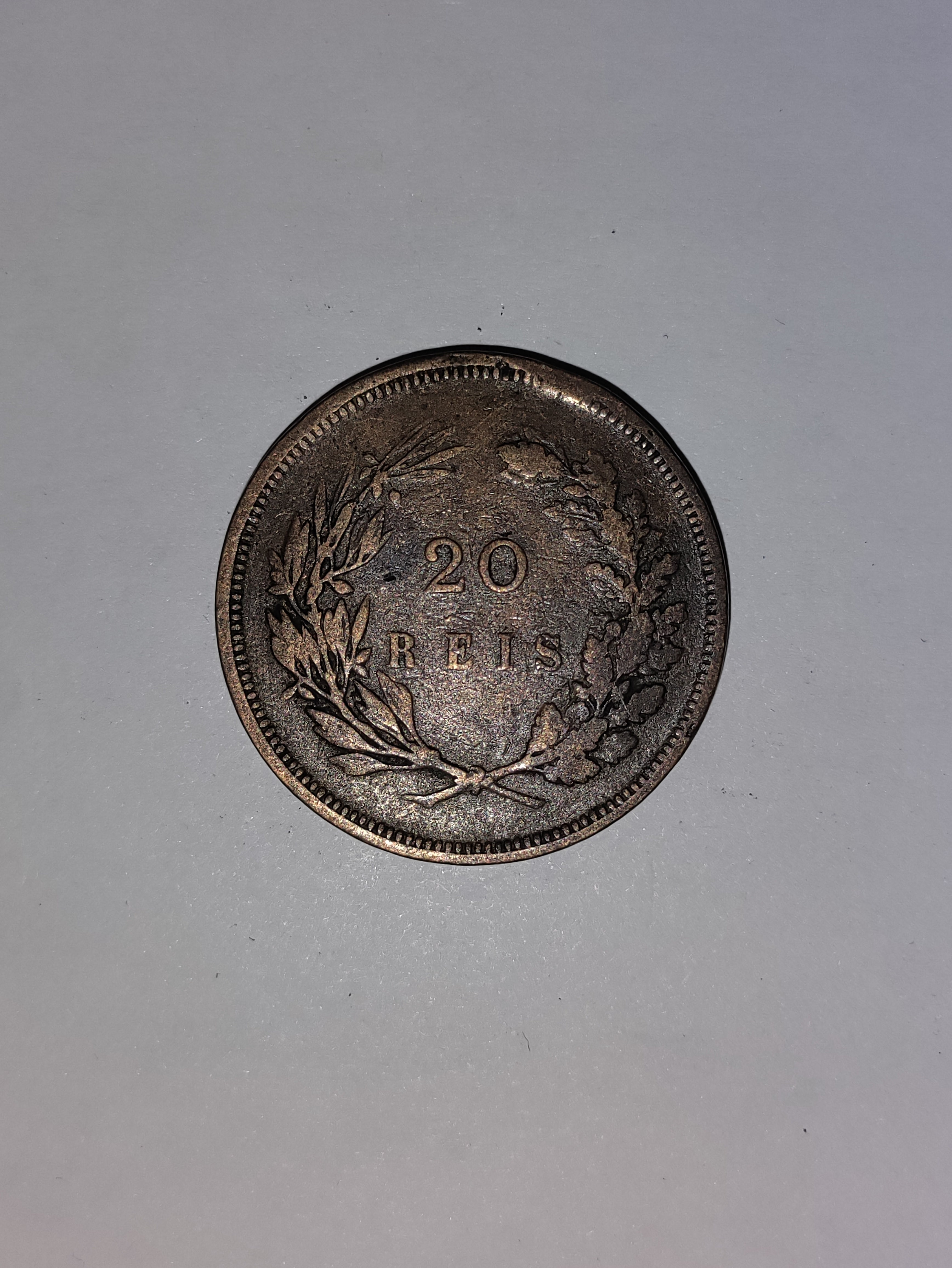 20 Reis Portugal 1892 - Bad condition