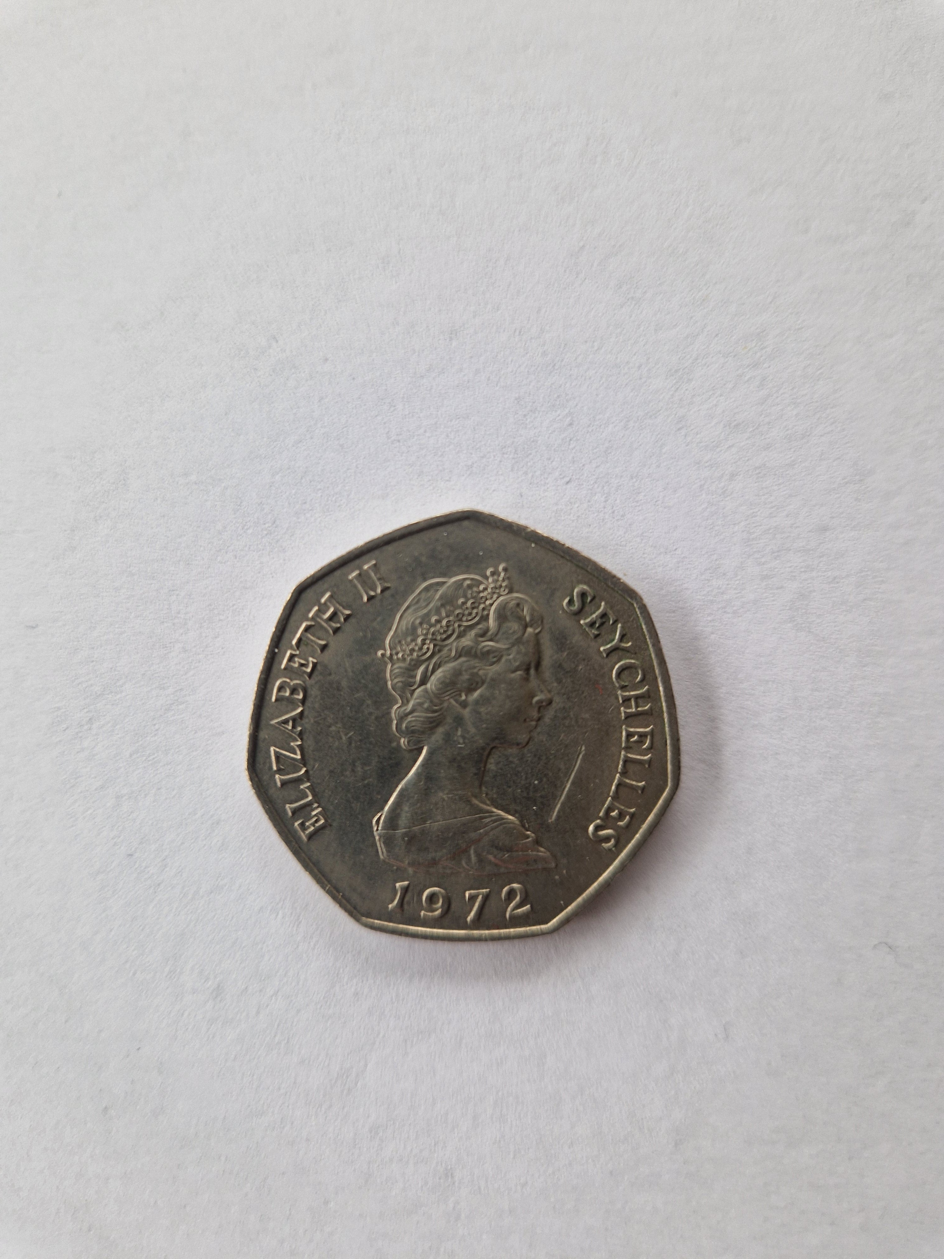 5 Rupees Seychelles 1972