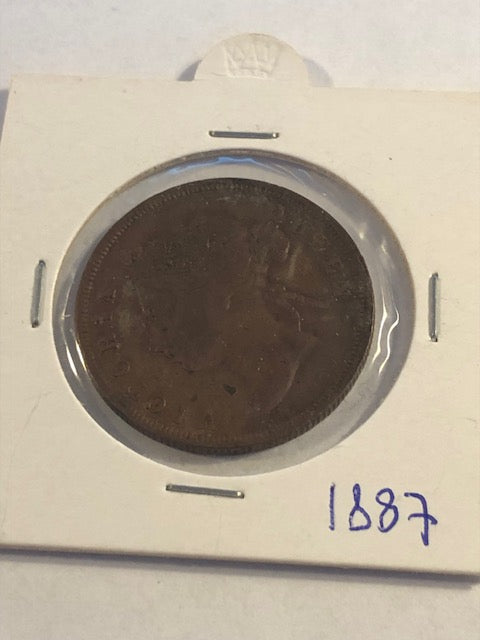 1 cent 1887 Straits Settlements