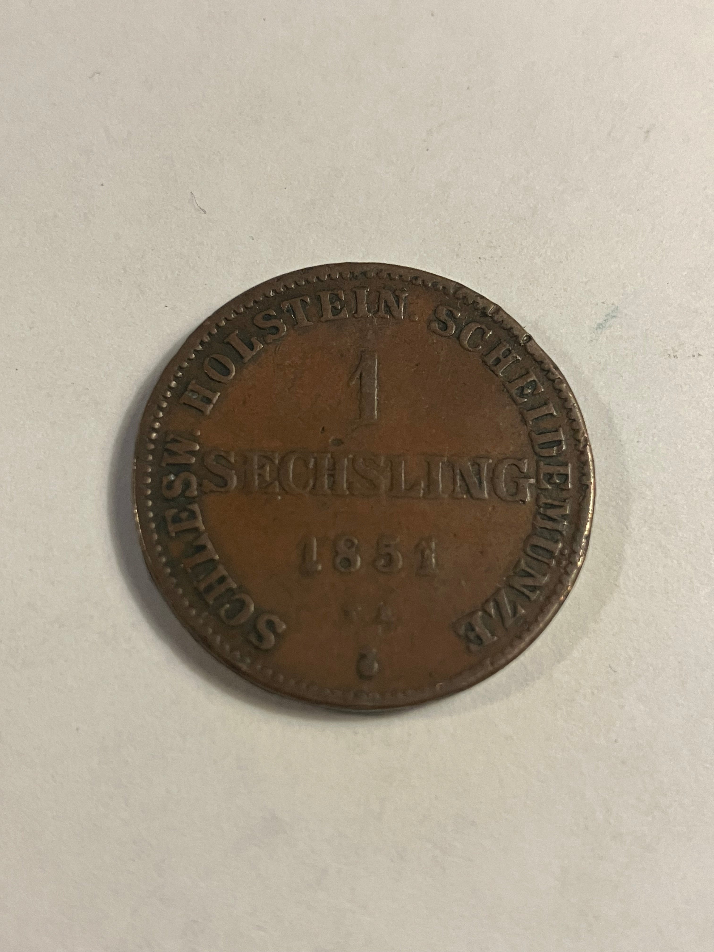 1 Sechsling 1851 Germany