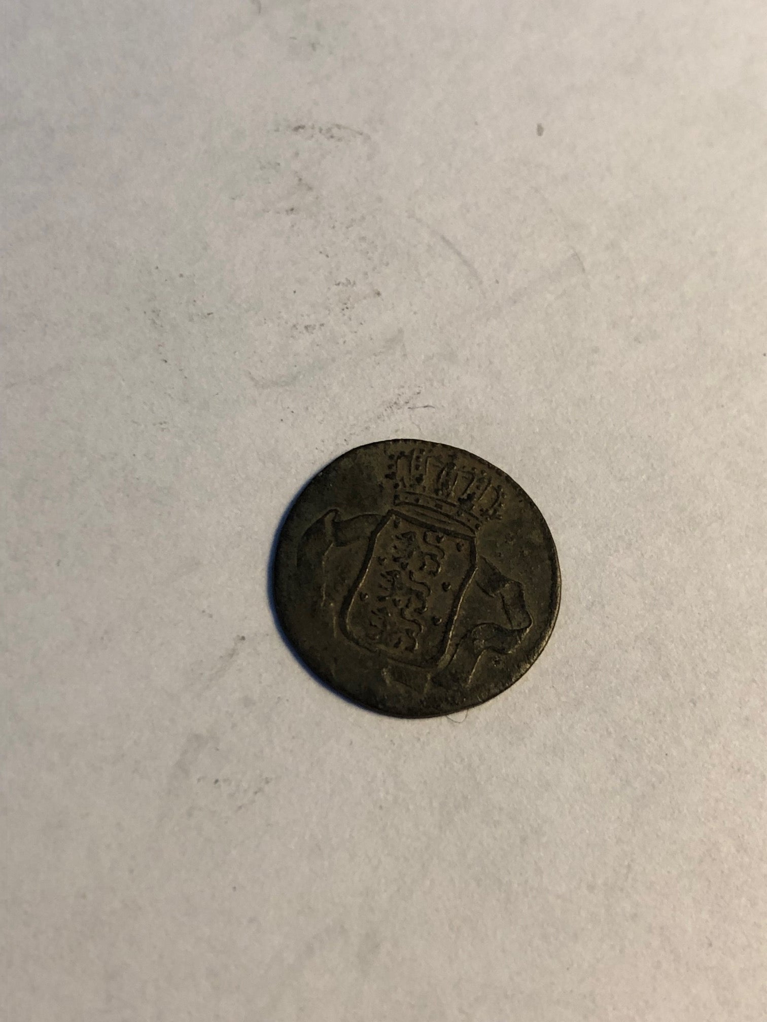 1 skilling 1763 Denmark