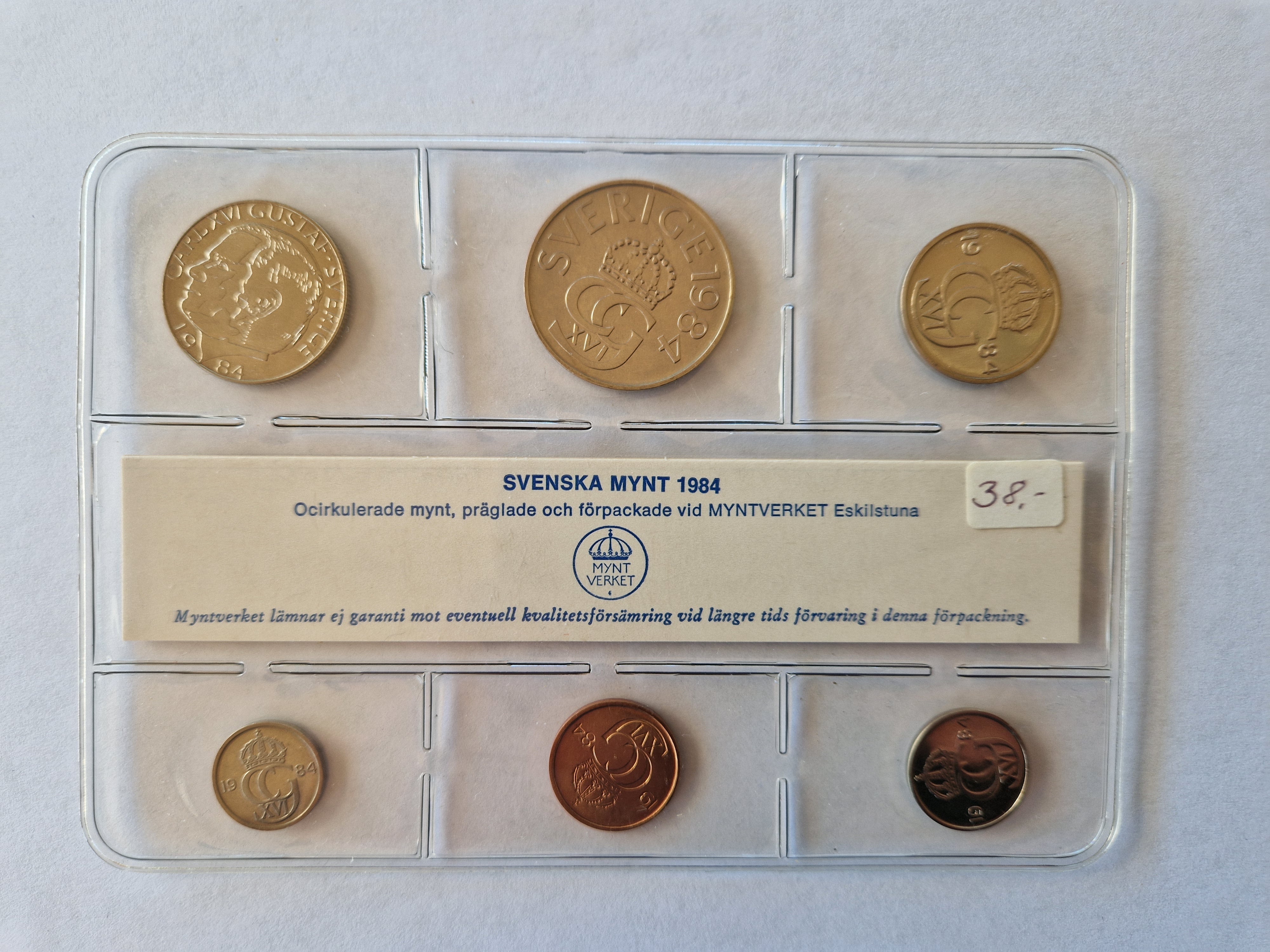 Sweden Coin Set 1984