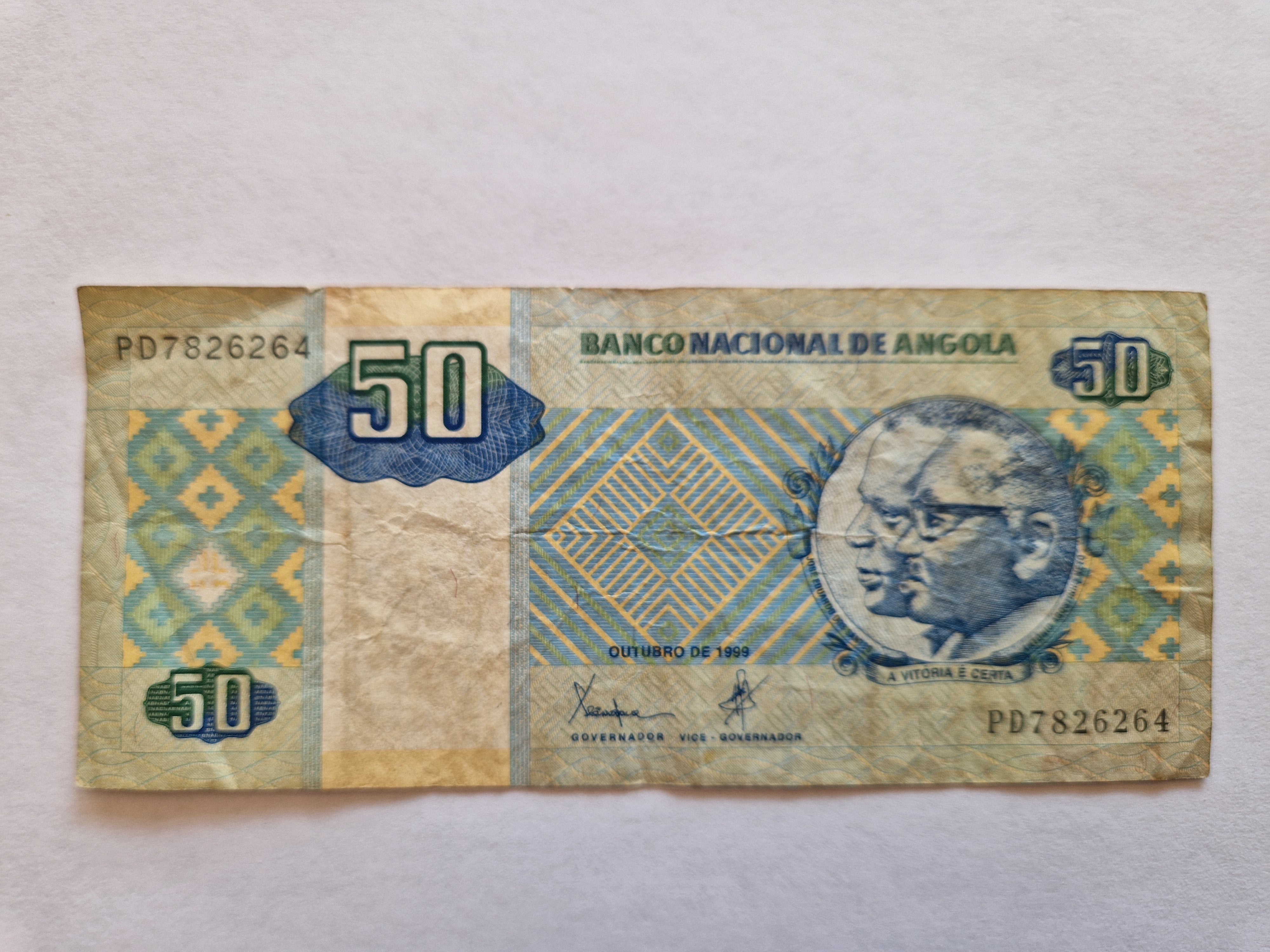 50 Kwanzas Angola 1999