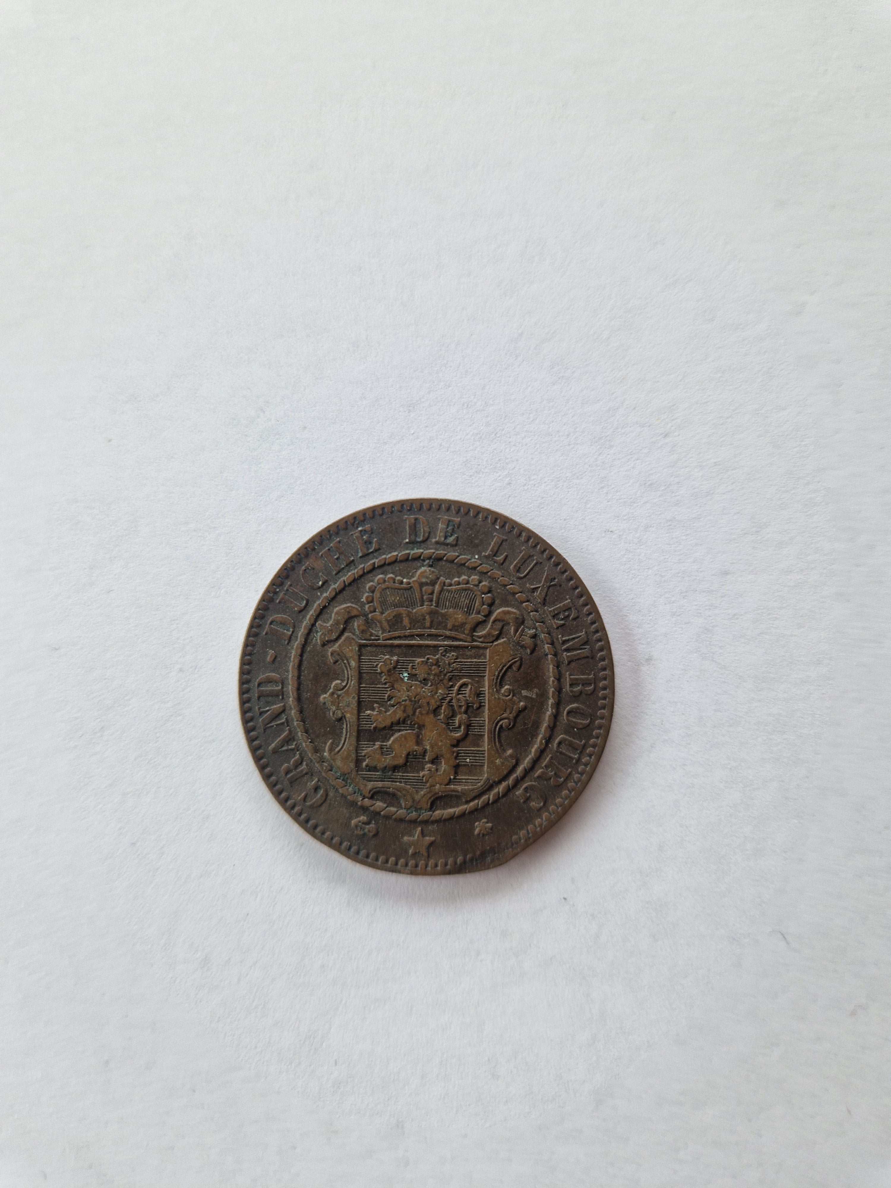 10 Centimes 1865 Luxembourg