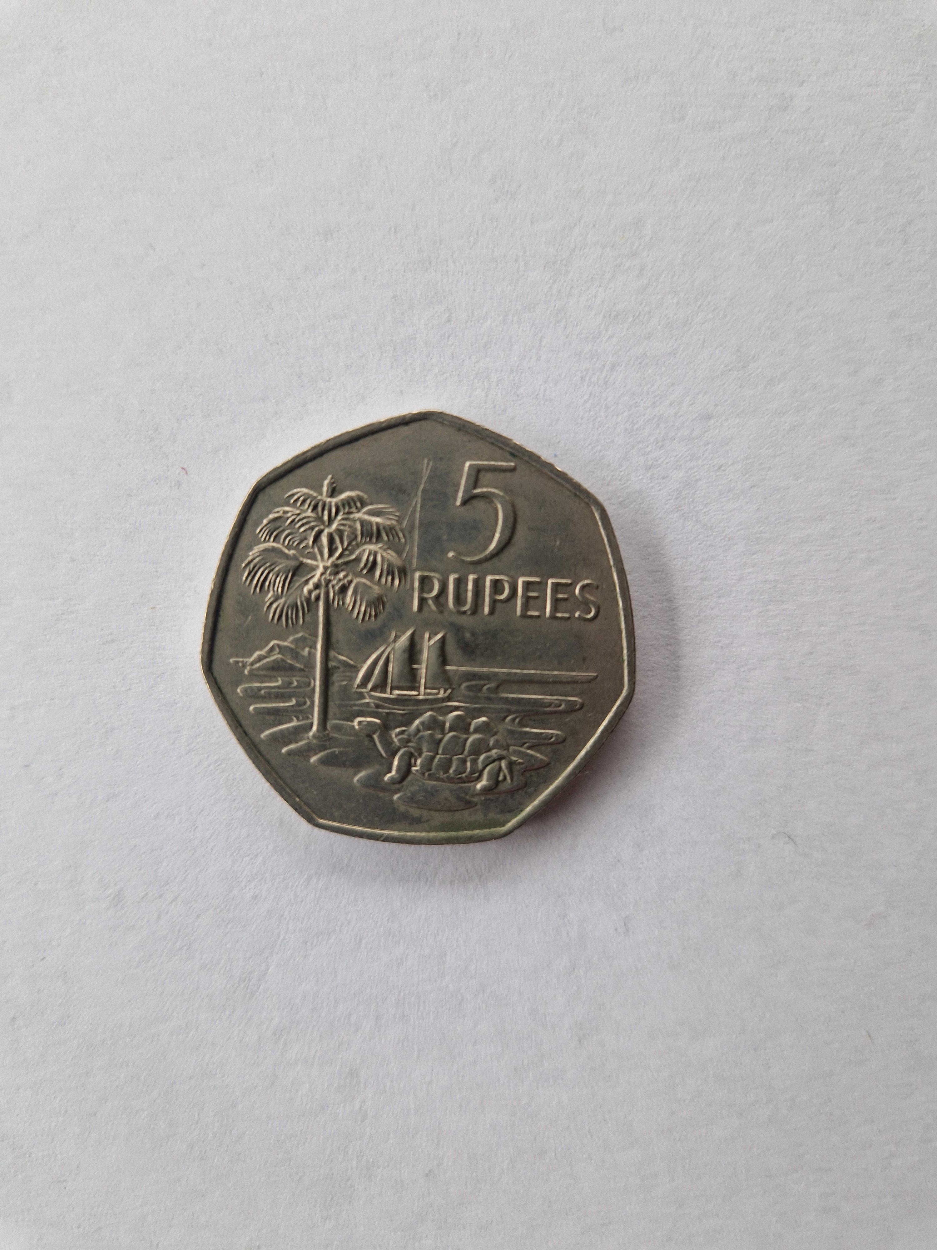 5 Rupees Seychelles 1972