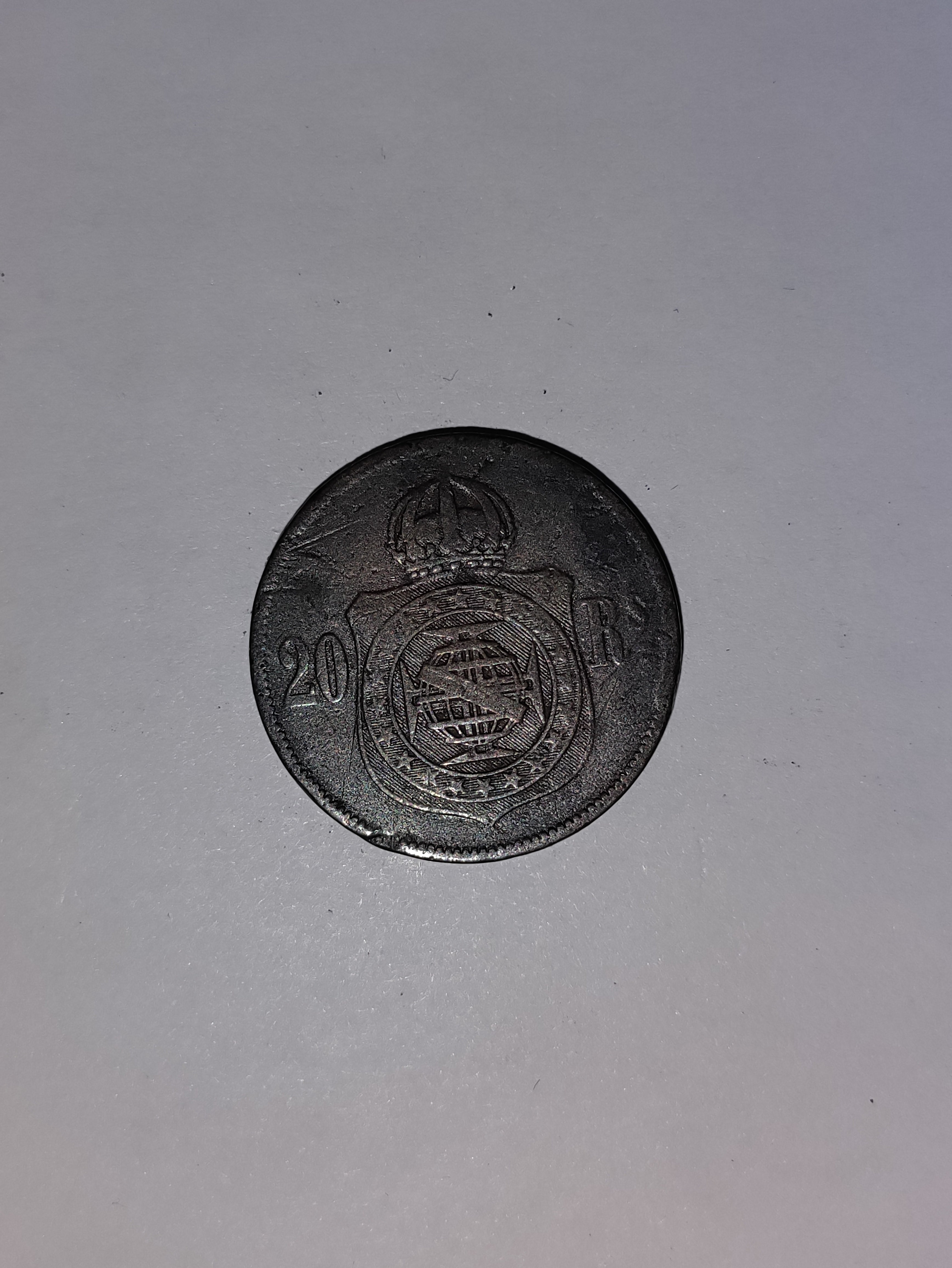 20 Reis 1868 Brazil - Bad condition