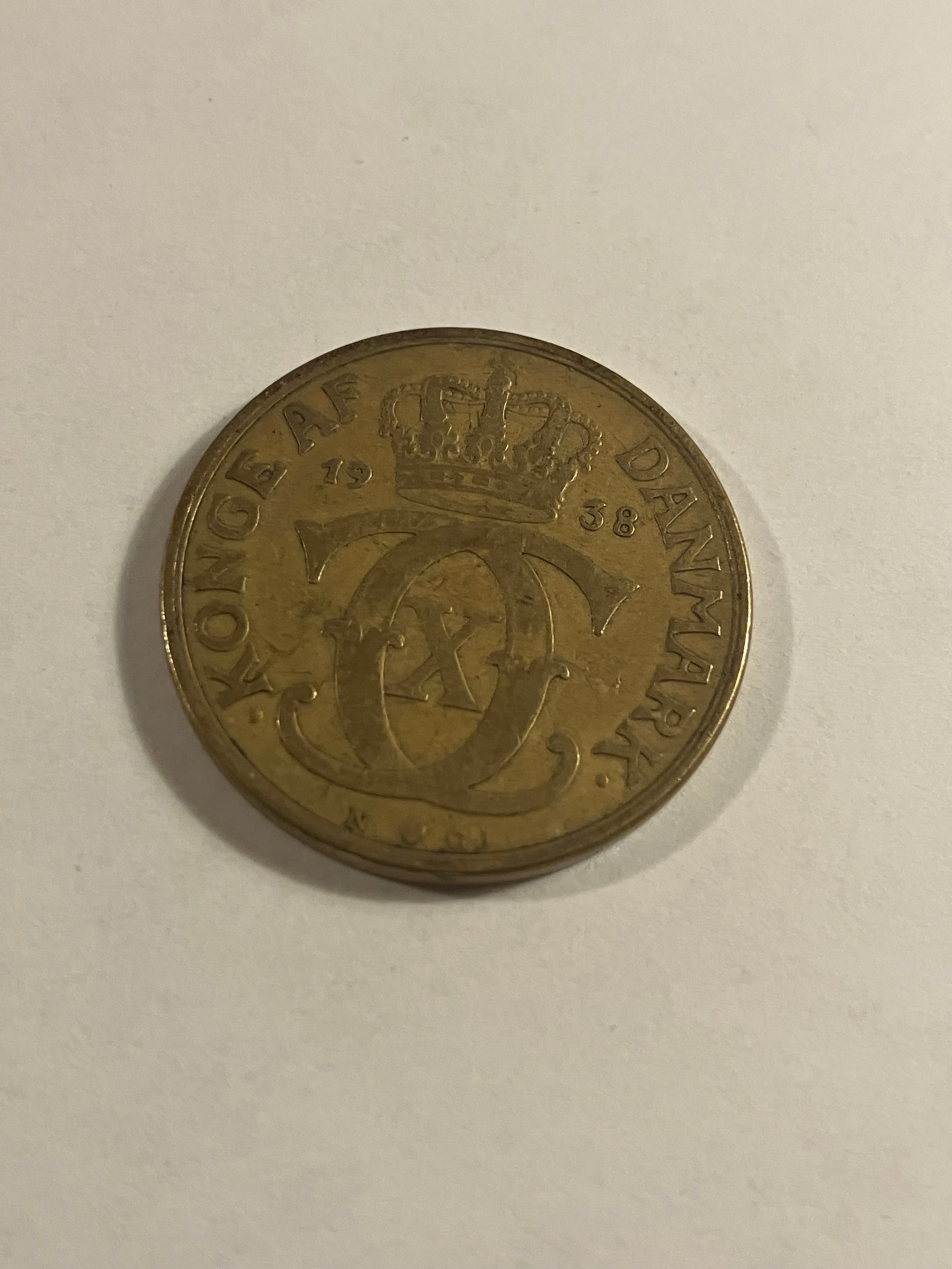 2 kroner 1938 Denmark