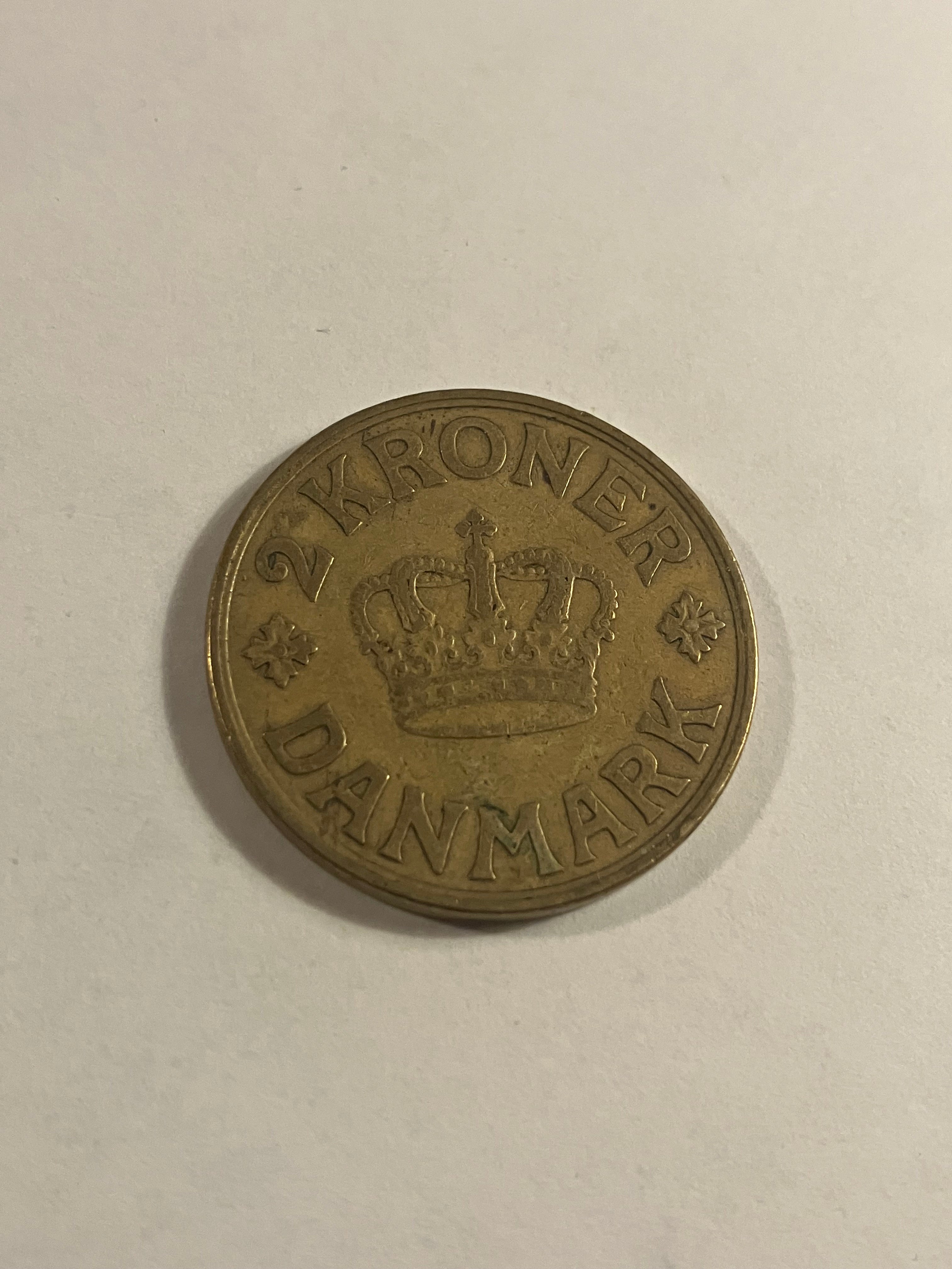 2 kroner 1938 Denmark