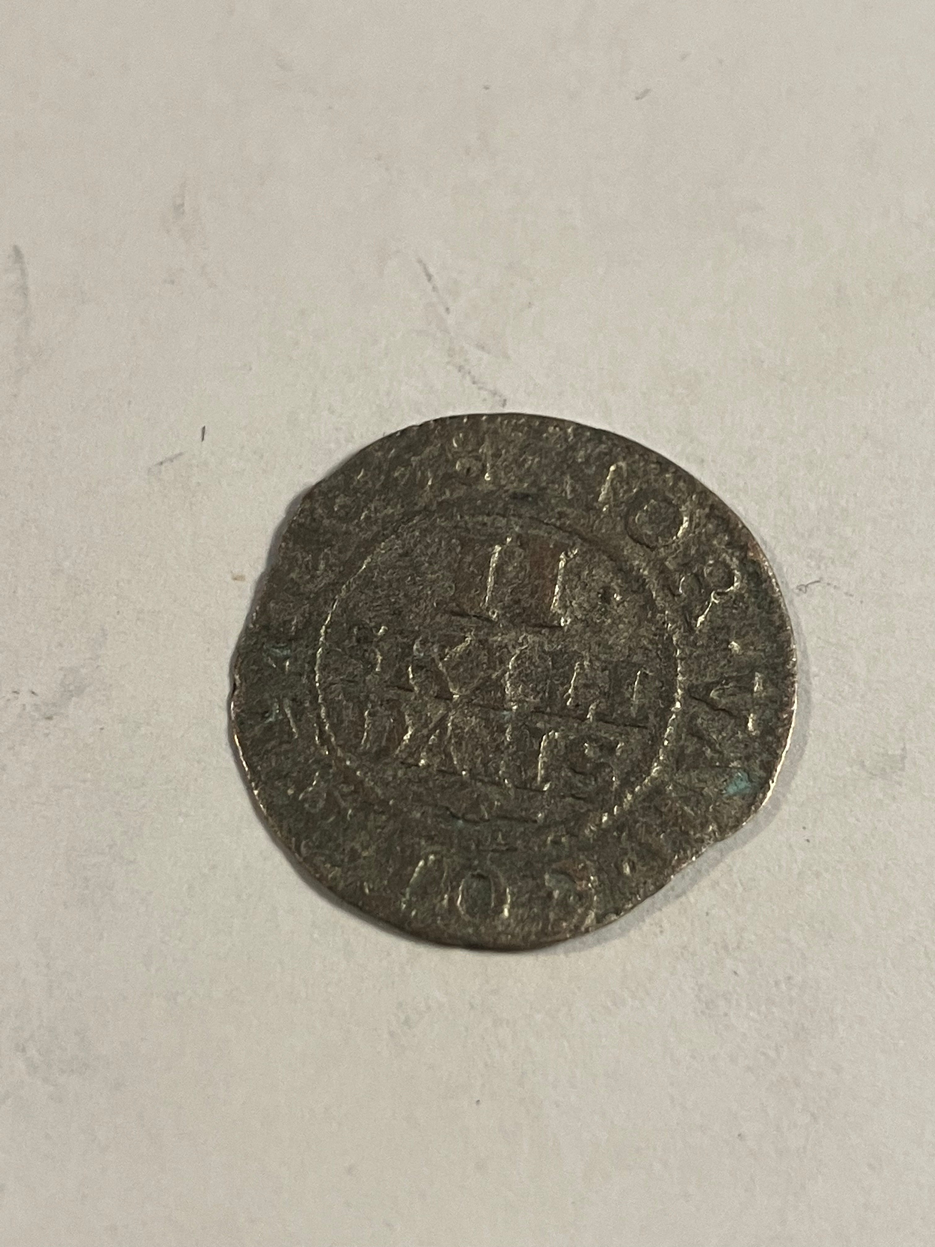 2 skilling 1668 Denmark