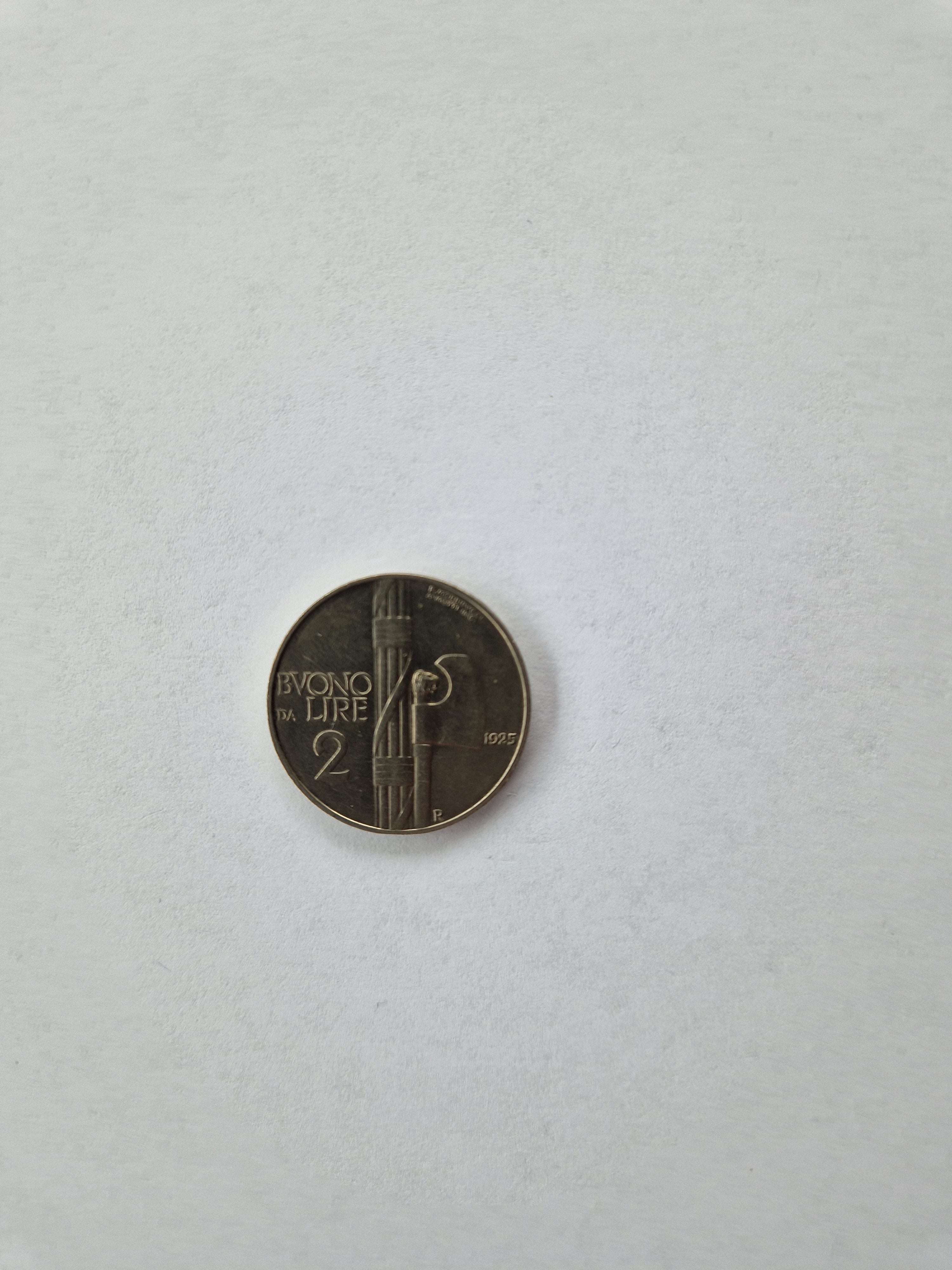 2 Lire Italy 1925