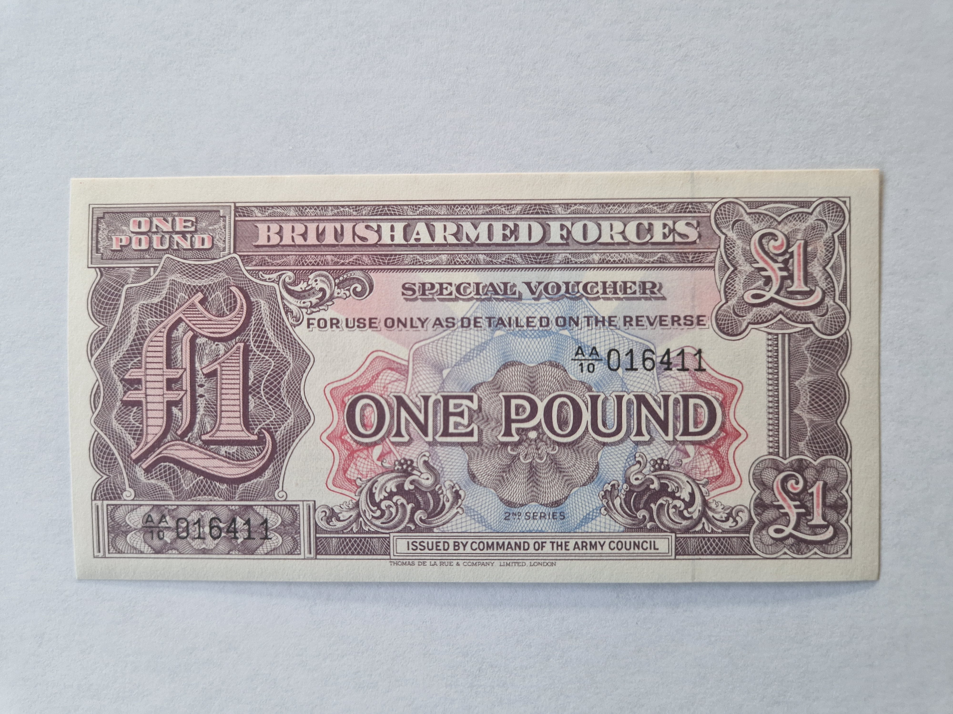 1 Pound - British Armed Forces