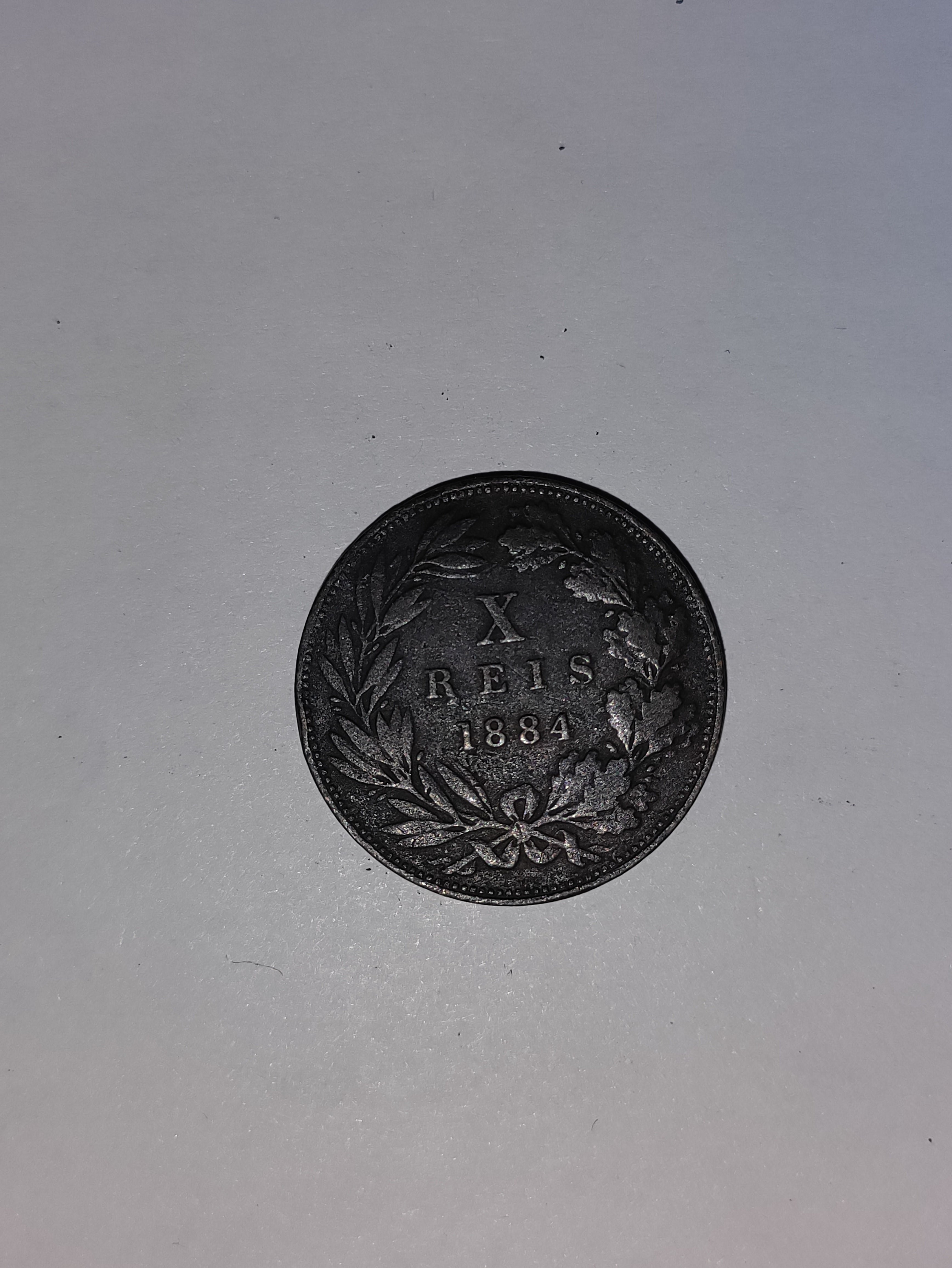 10 Reis 1884 Portugal