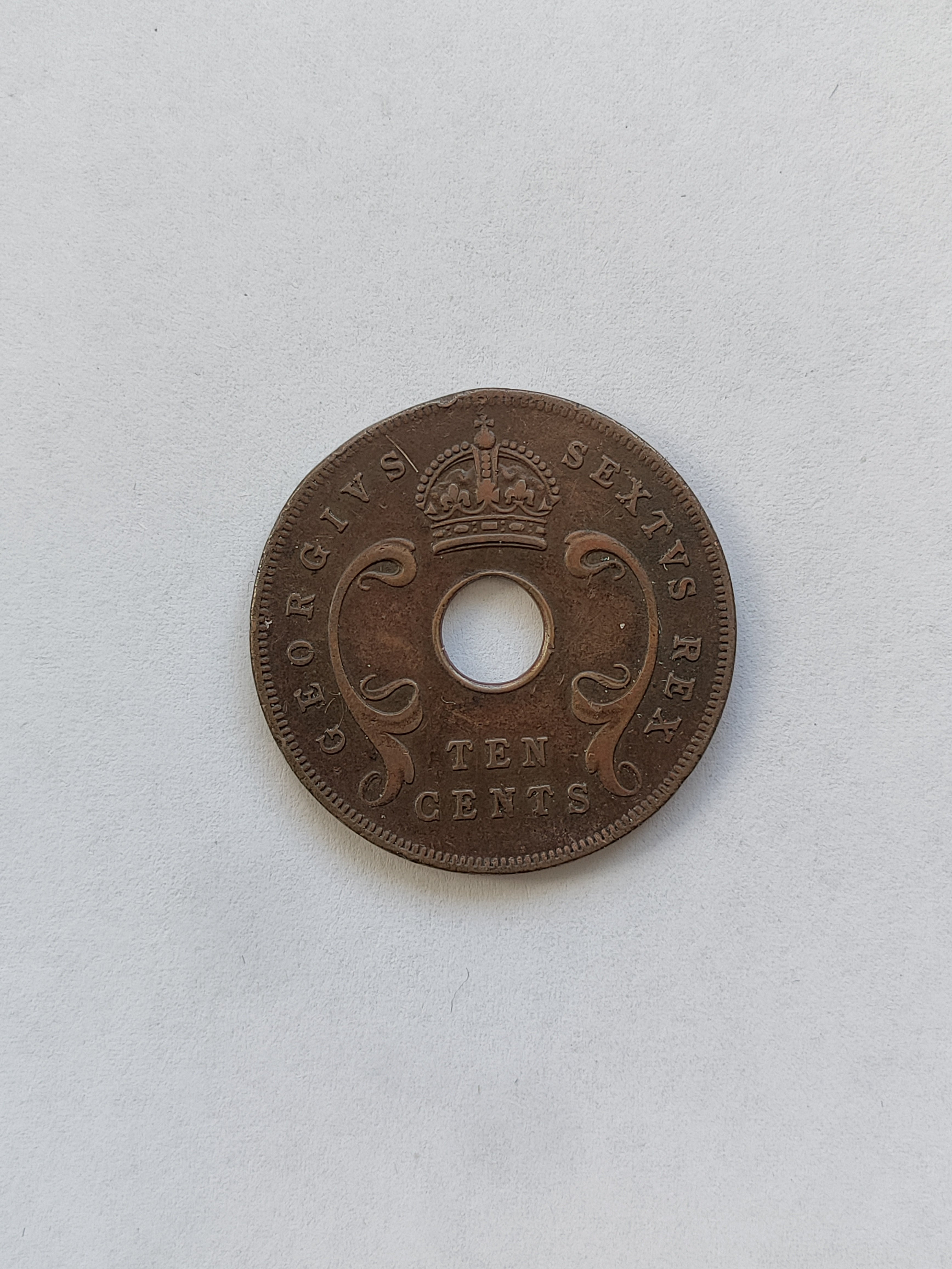 10 Cents East Africa 1951