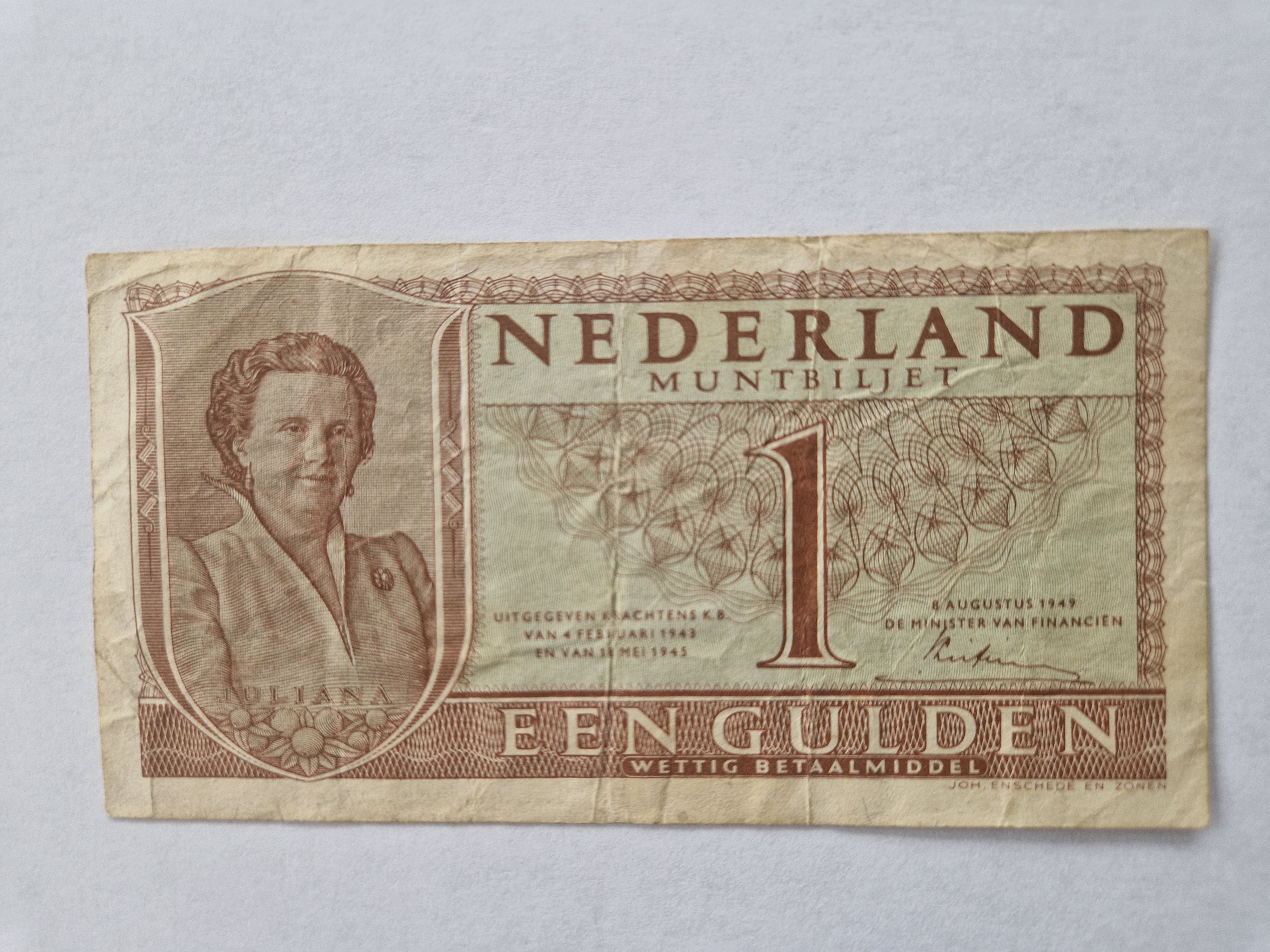 1 Gulden 1945 Netherlands