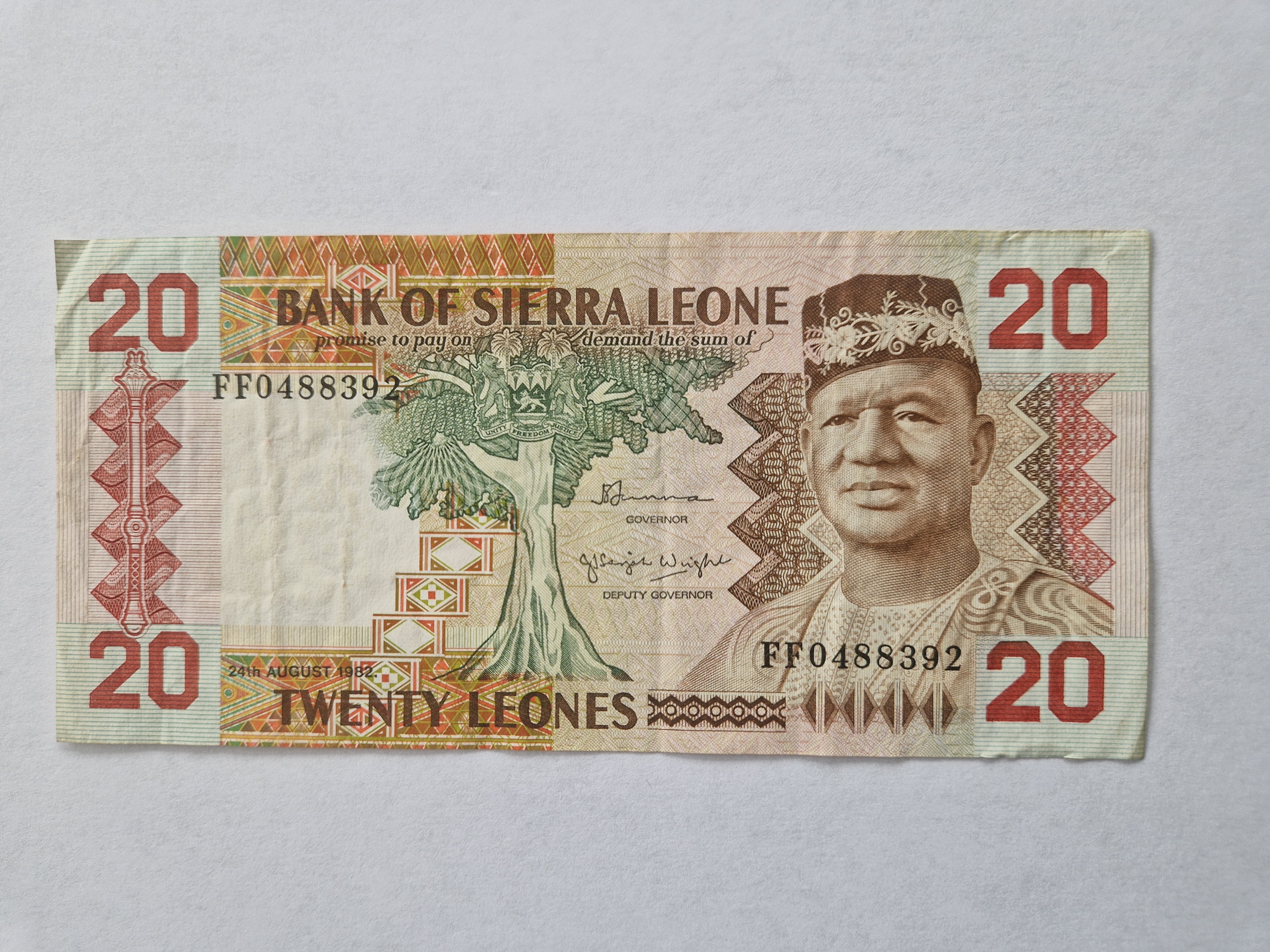 20 Leones Sierra Leone
