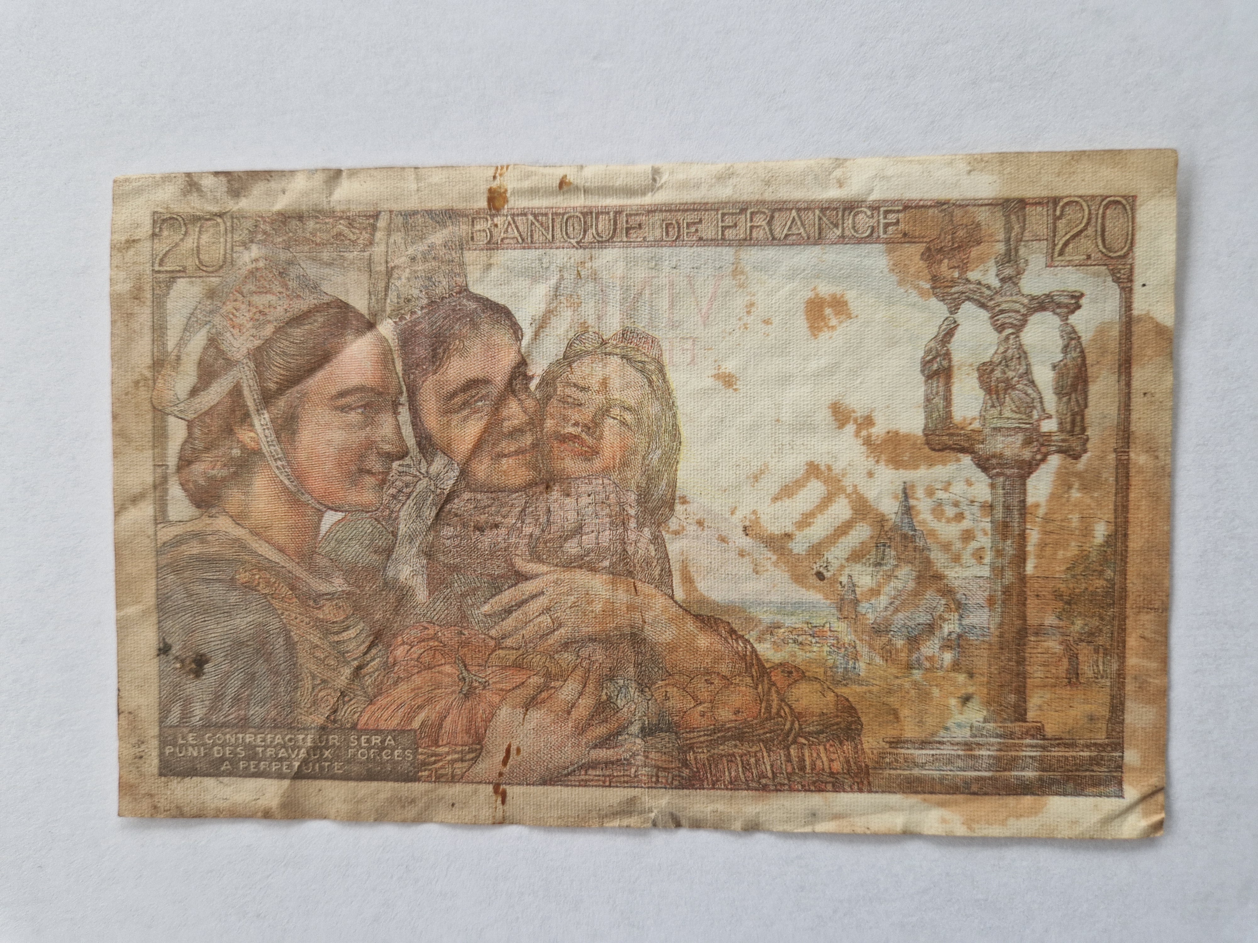 20 Francs 1949 France - Slidt