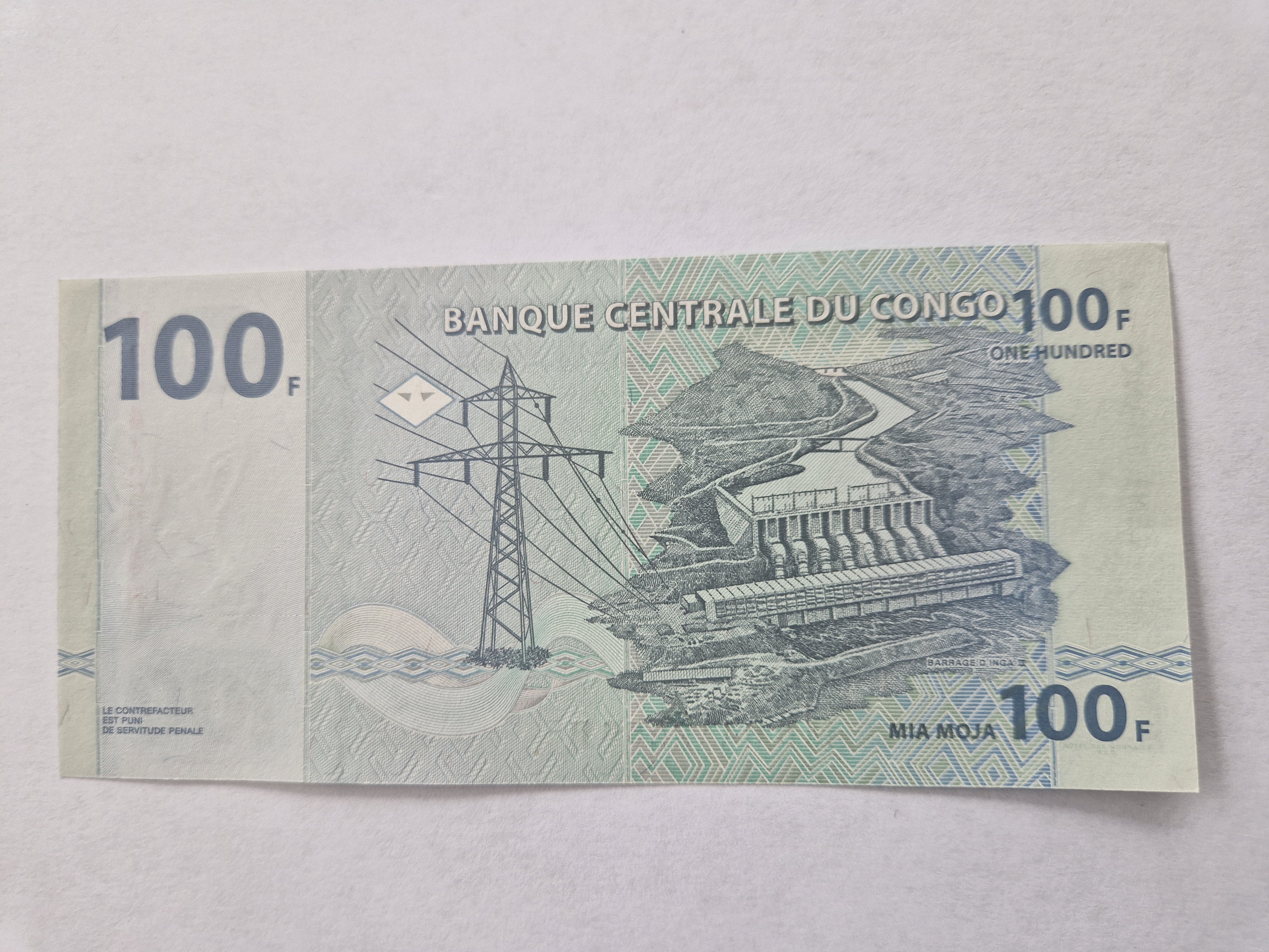 100 Francs Congo