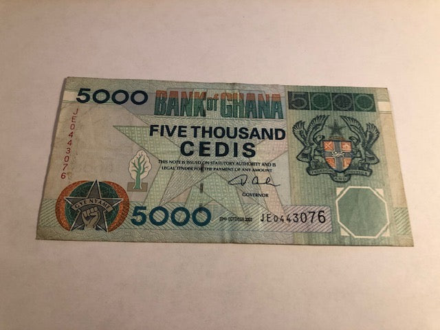 5000 Cedis Ghana