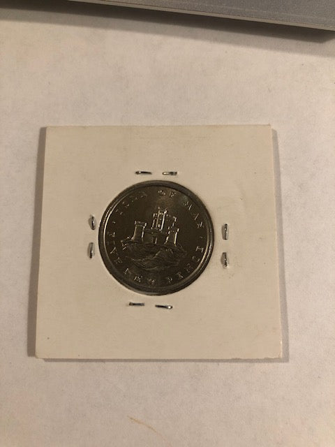 5 Pence Isle of man 1975