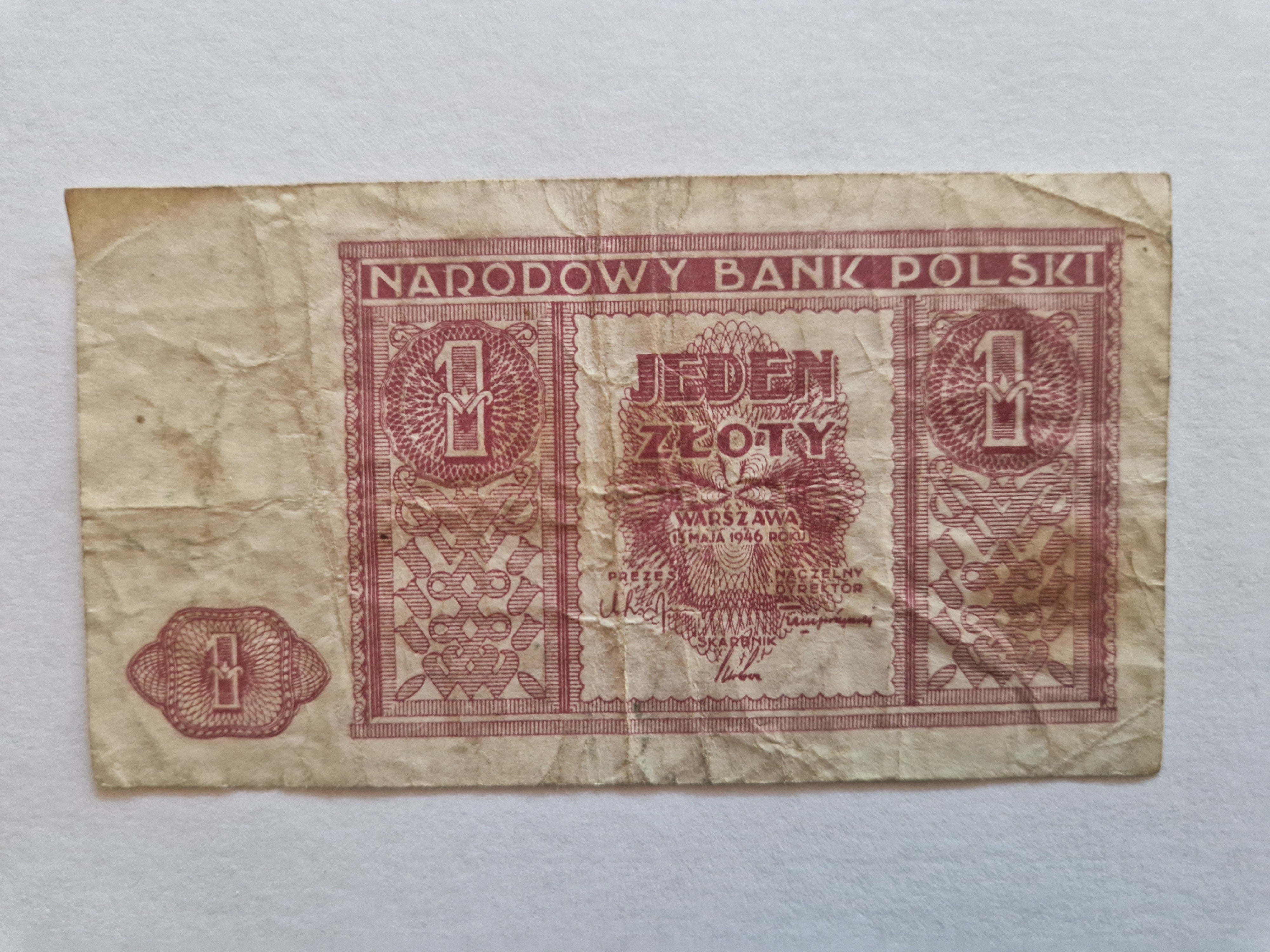1 Zloty Poland 1946