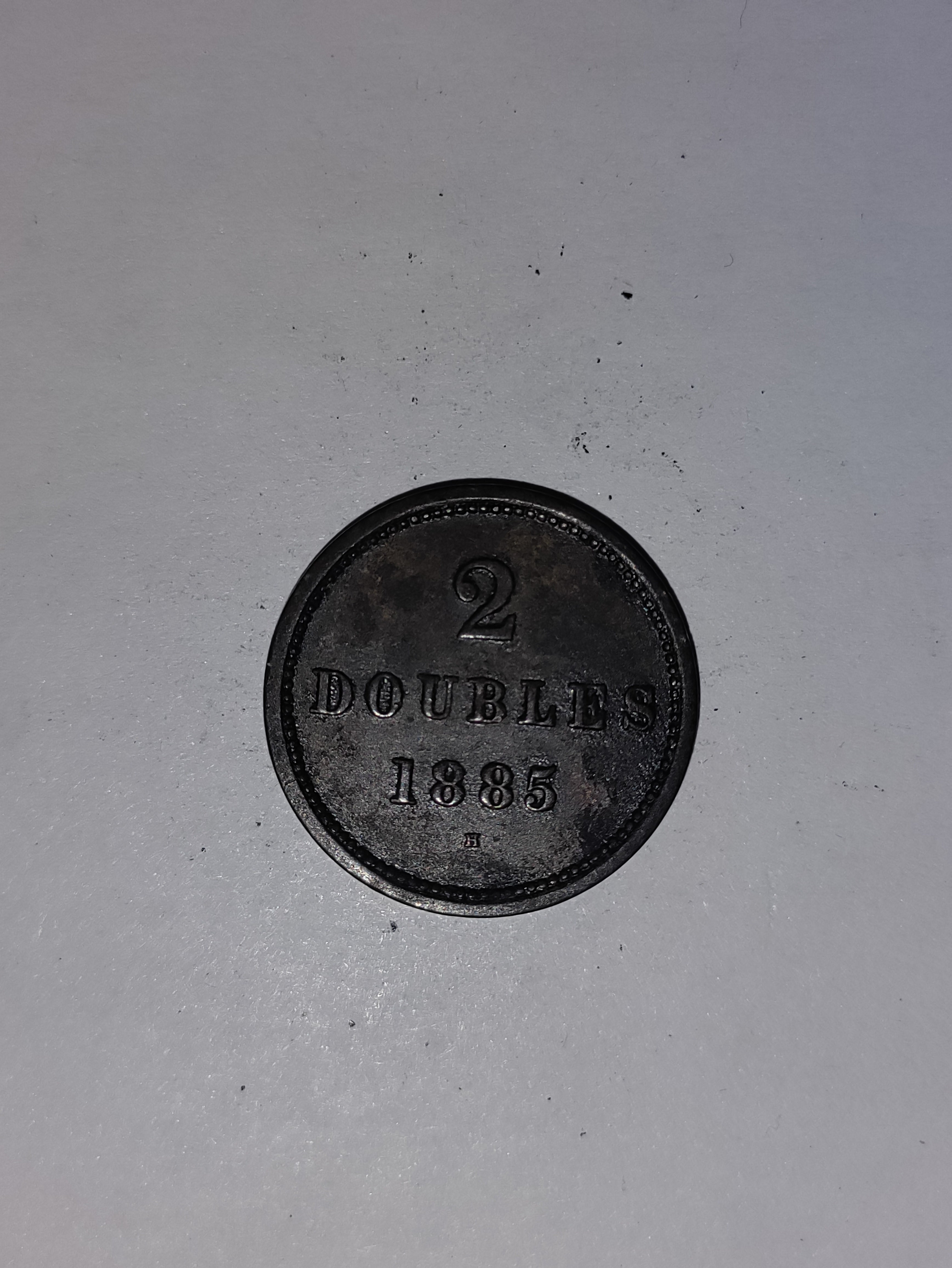 2 Doubles Guernsey 1885