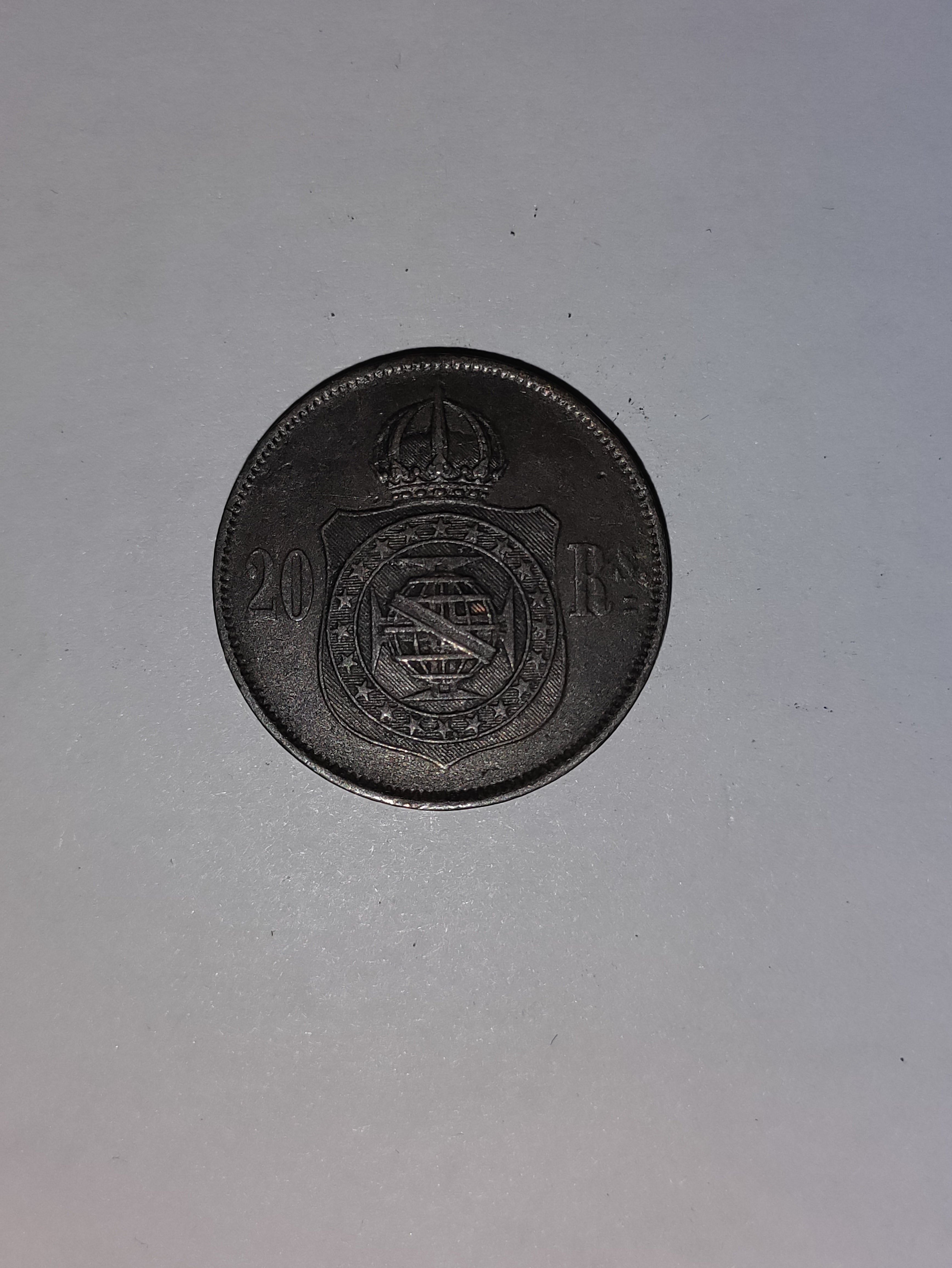 20 Reis 1869 Brazil