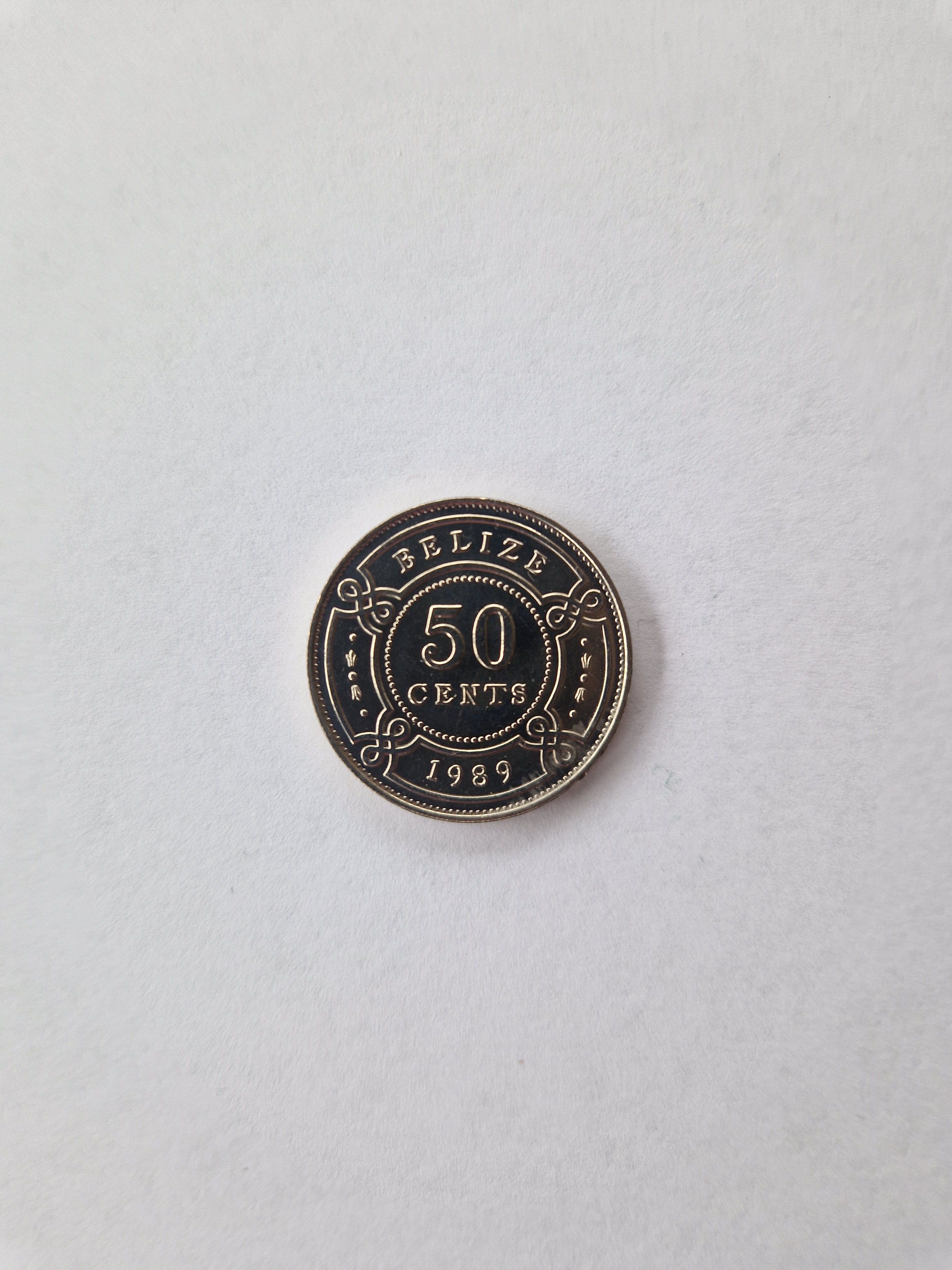 50 Cents Belize 1989