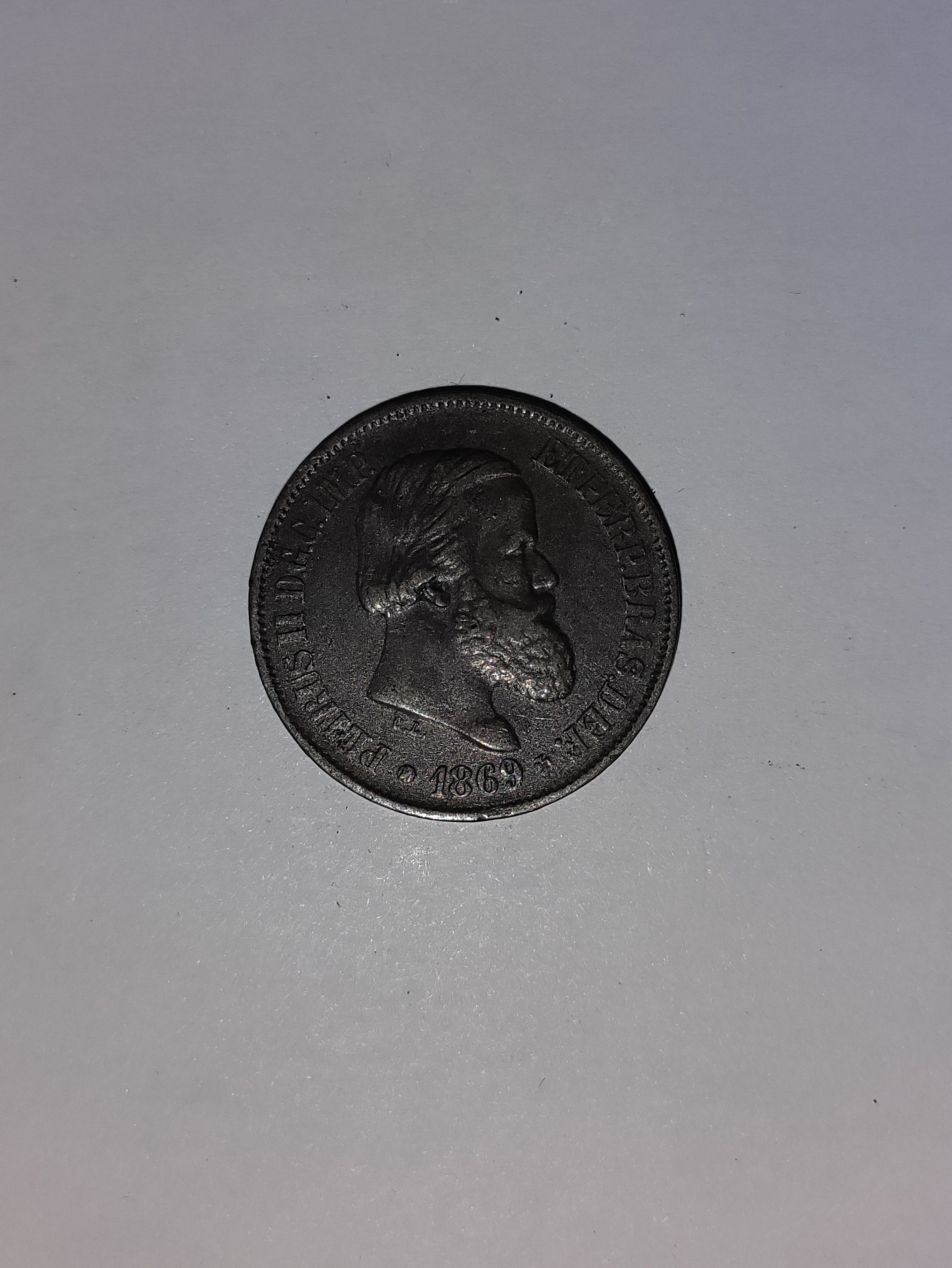 20 Reis 1869 Brazil