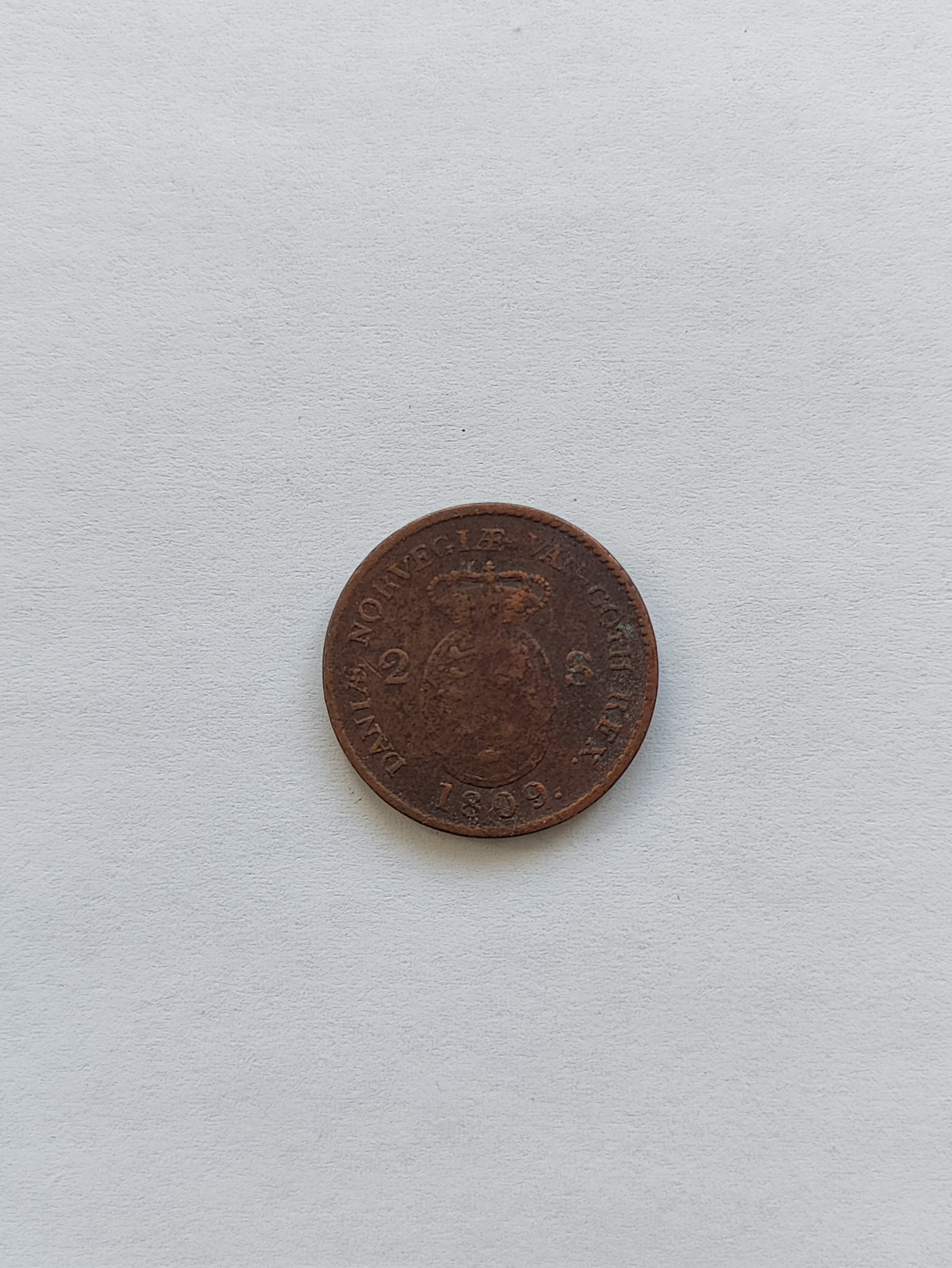 2 Skilling 1809