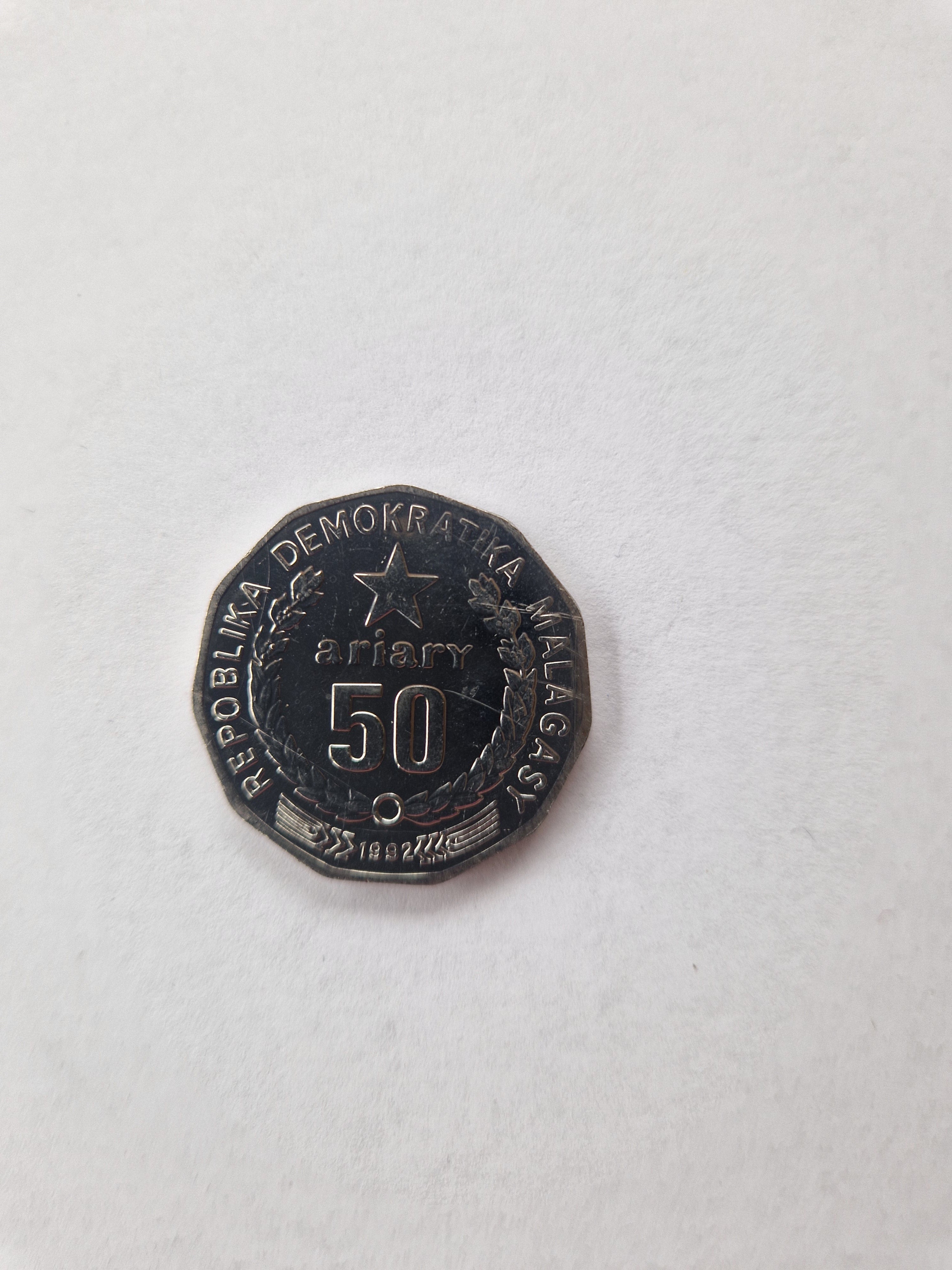 50 Ariary 1992 Madagascar