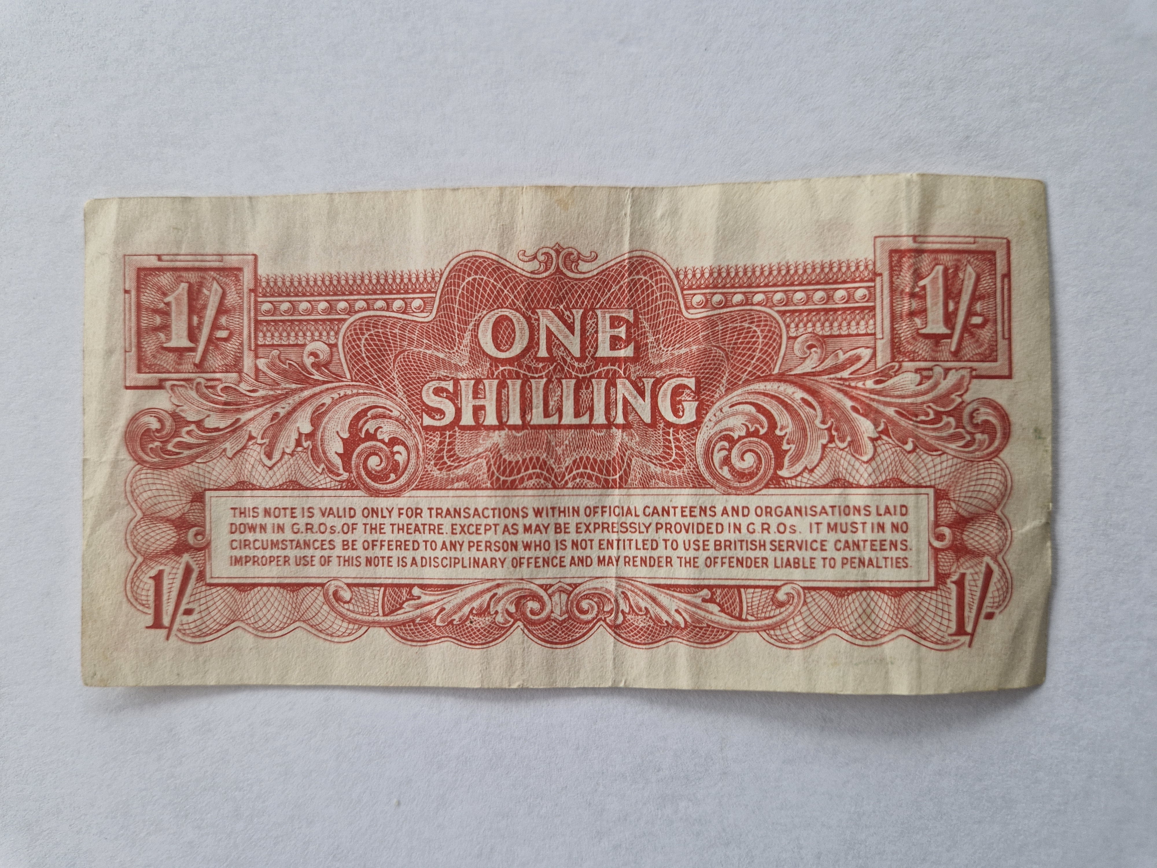 One Shilling - British Armed Forces