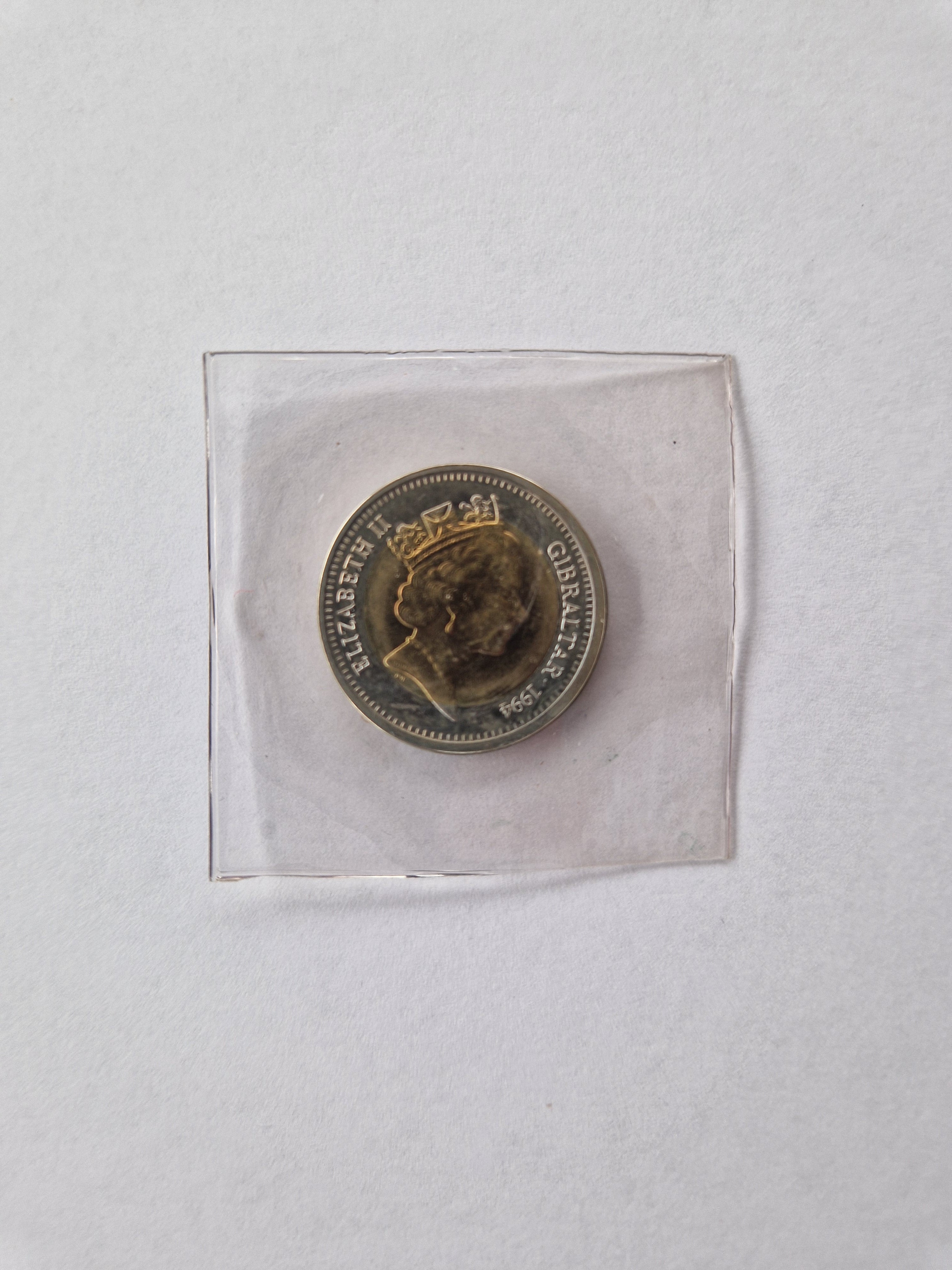4.2 ECUs Gibraltar 1994 - Low mintage