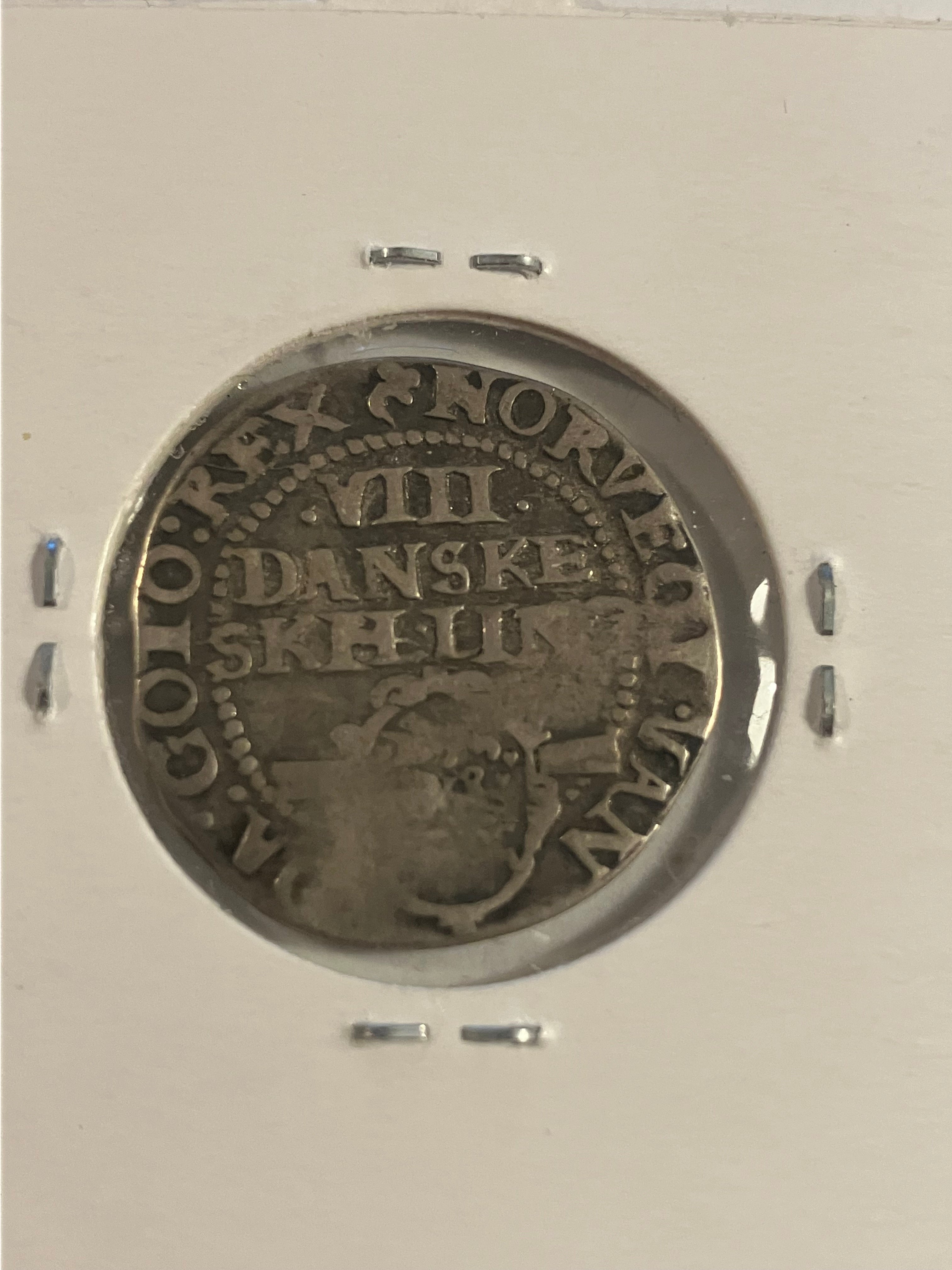 8 skilling 1608 Denmark