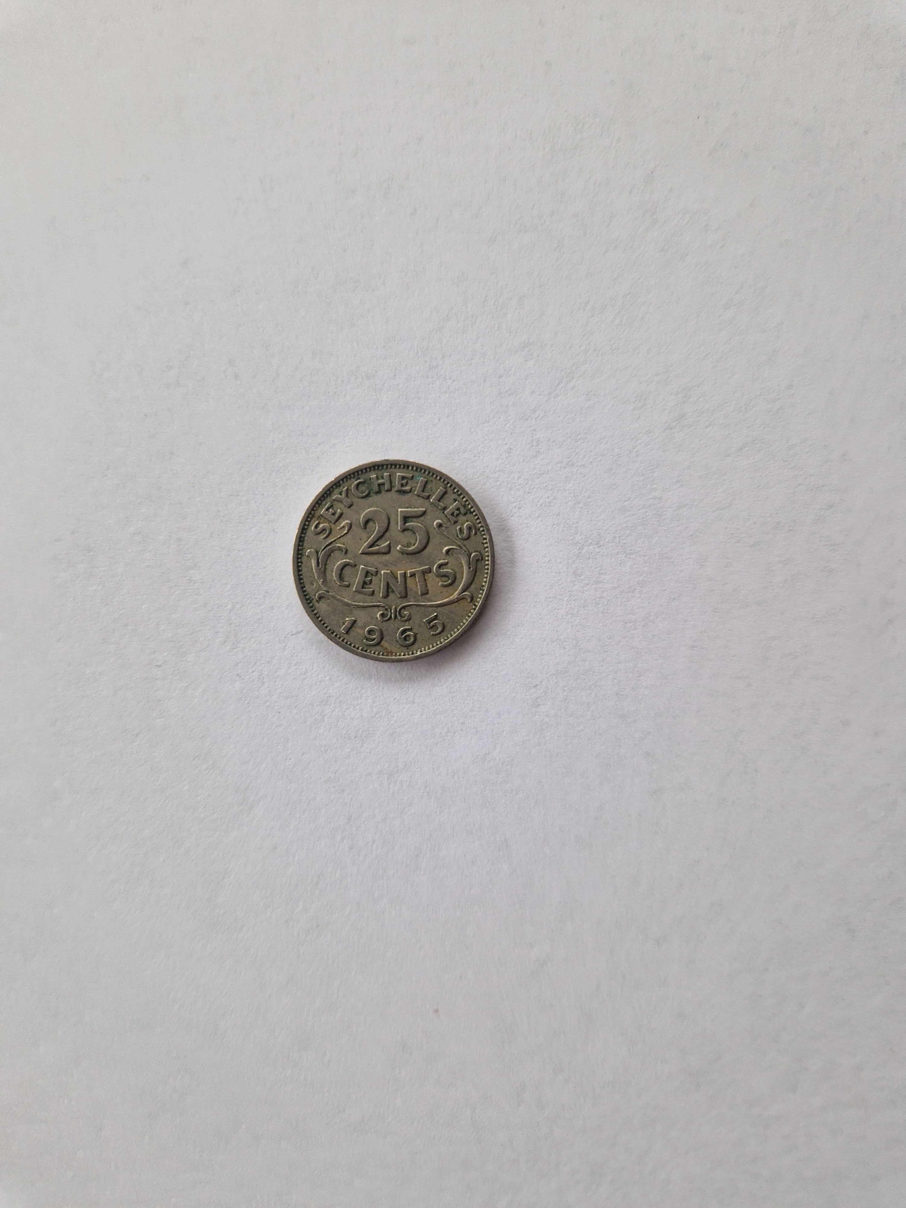 25 Cents Seychelles 1965
