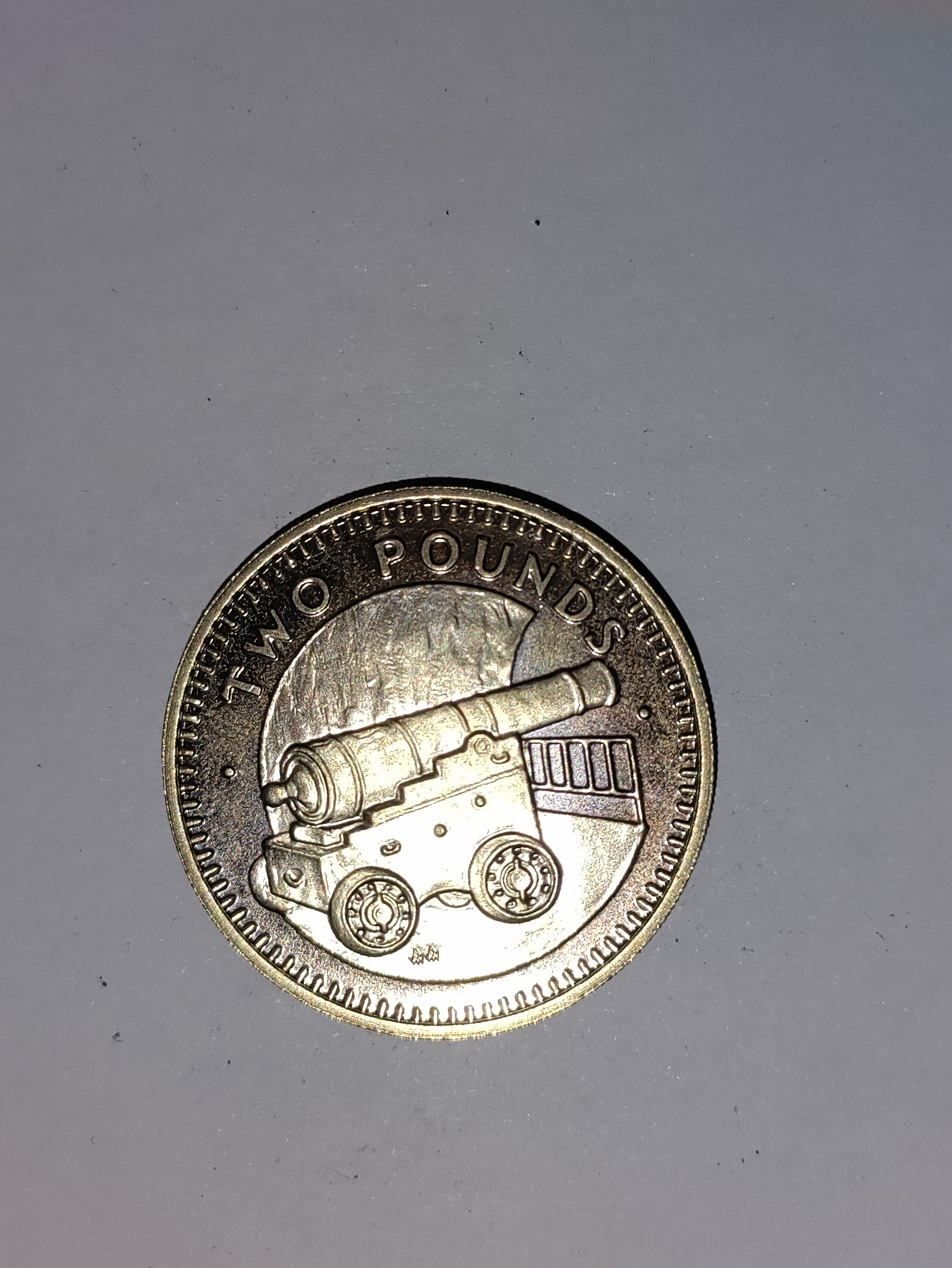 Two Pounds Gibraltar 1988